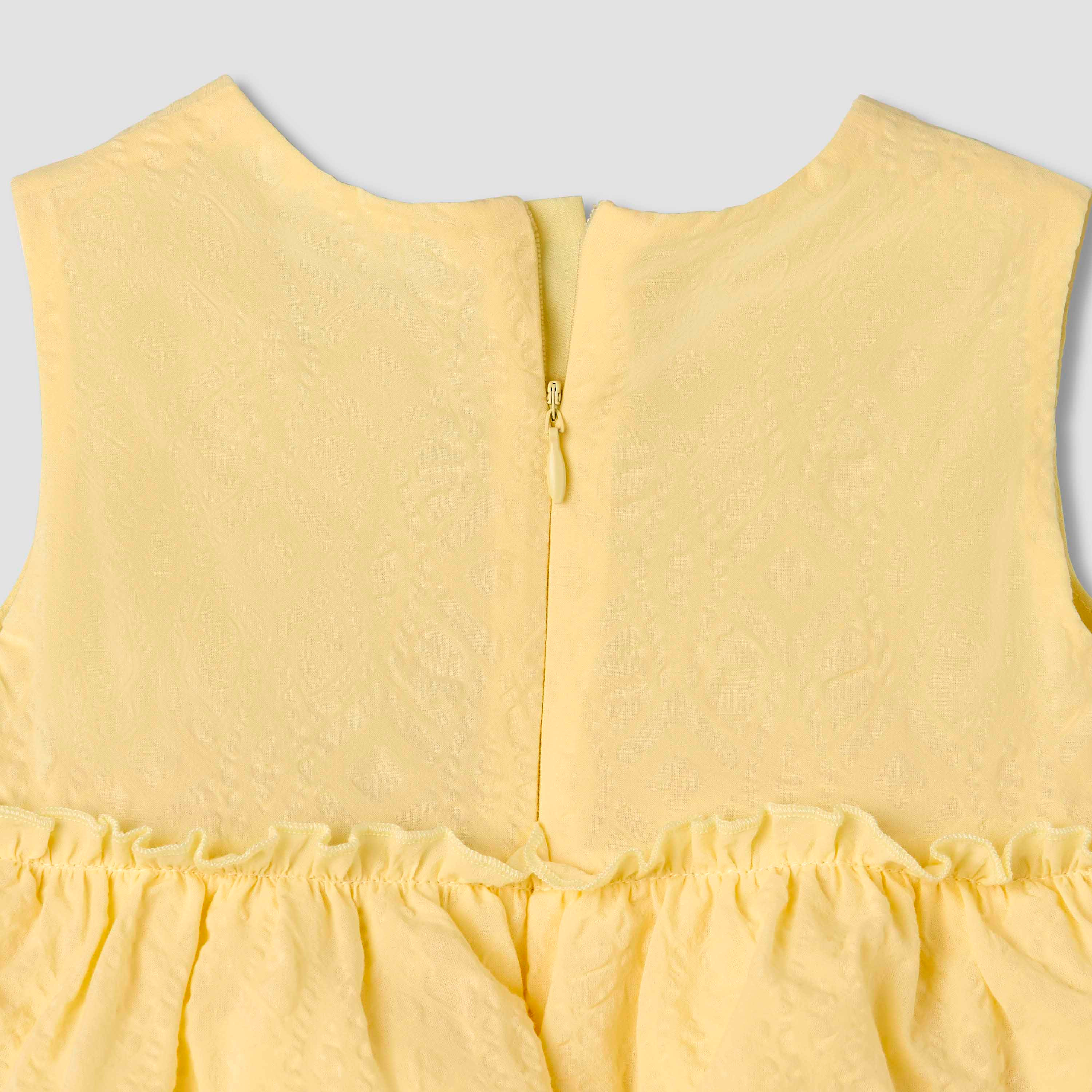 Juniors Round Neck Sleeveless Dress with Ruffles-baby-girls-clothing-dressesandjumpsuits-image-6
