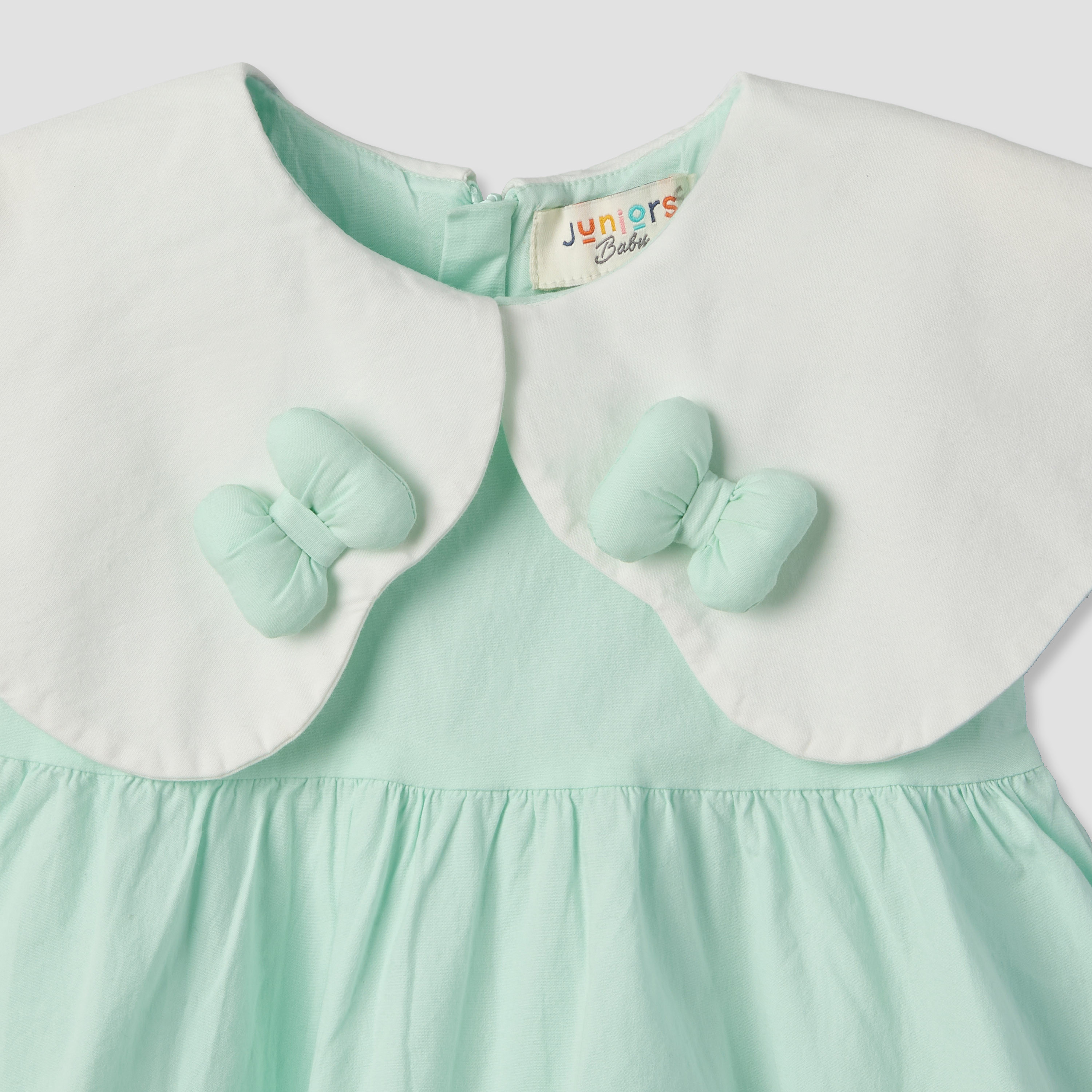 Juniors Round Neck Sleeveless Knee Length A-line Dress with Headband-baby-girls-clothing-dressesandjumpsuits-image-6