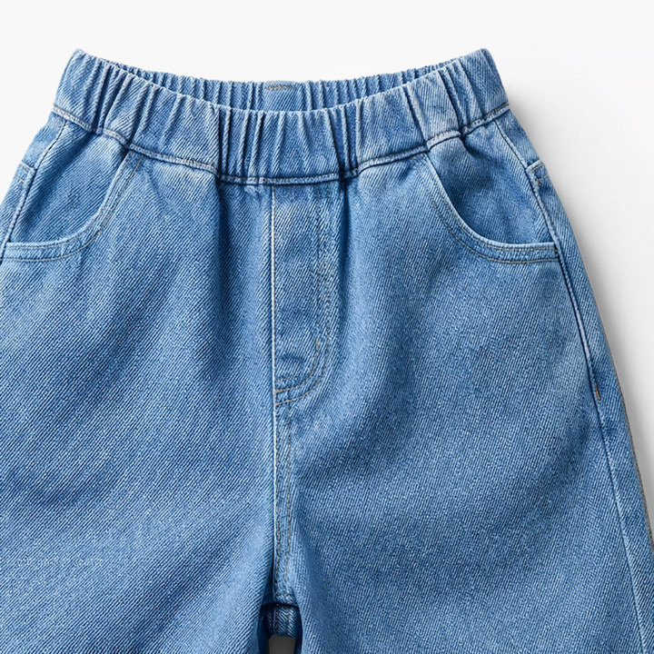 Juniors Round Neck Short Sleeves Top and Jeans Set with Bow Detail-baby-girls-clothing-setsandcoords-image-8