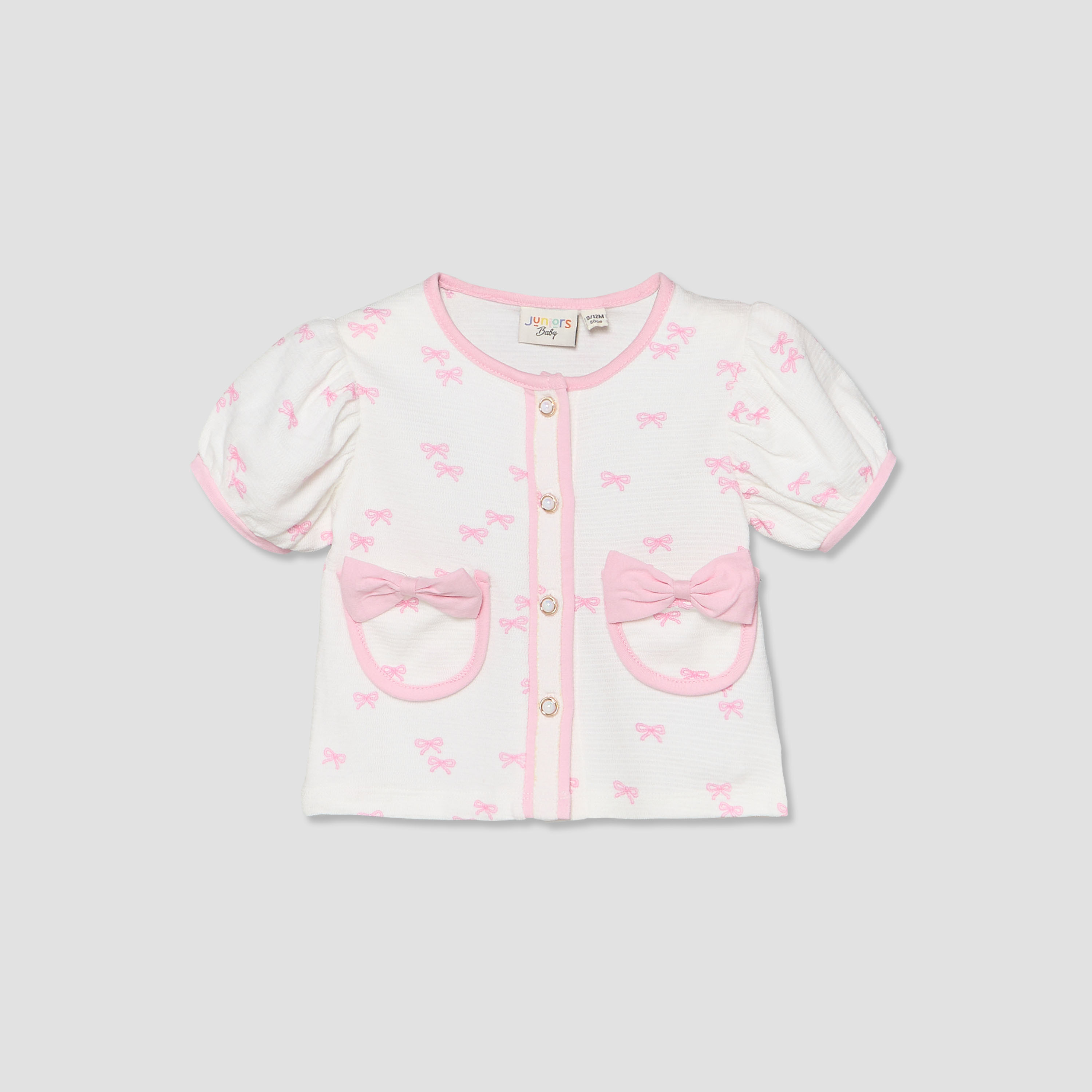 Set of 3 Juniors Clothing Gift Set with Bow Print-baby-girls-clothing-setsandcoords-image-3