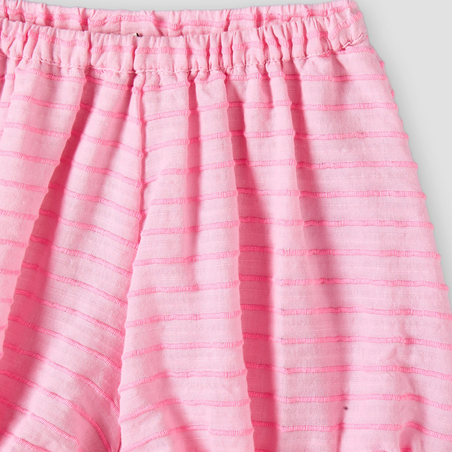 Juniors Round Neck Sleeveless Top and Shorts Set with Striped Design-baby-girls-clothing-setsandcoords-image-8