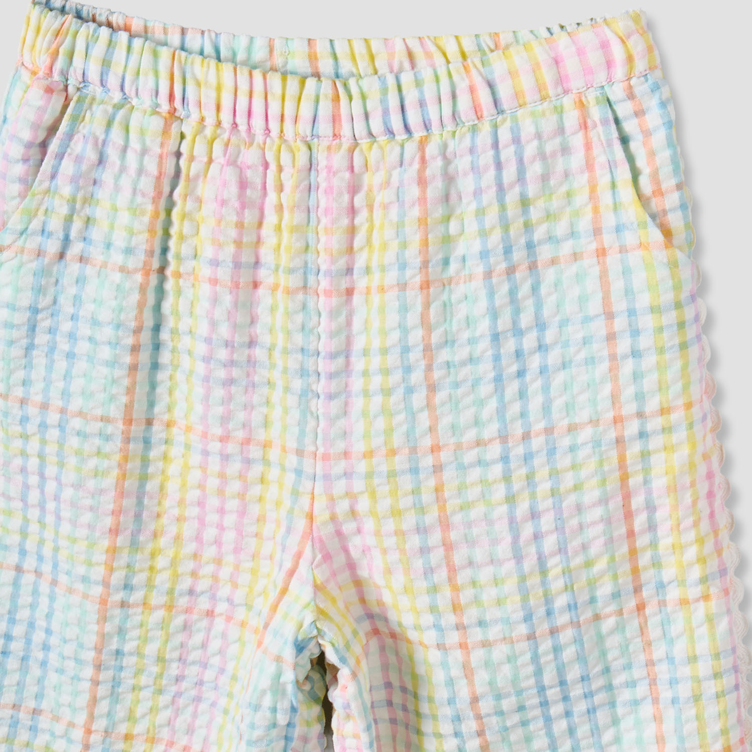 طقم توب بياقة دائرية وأكمام قصيرة مع بنطلون بتطريز زهور من جونيورز-baby-girls-clothing-setsandcoords-image-8