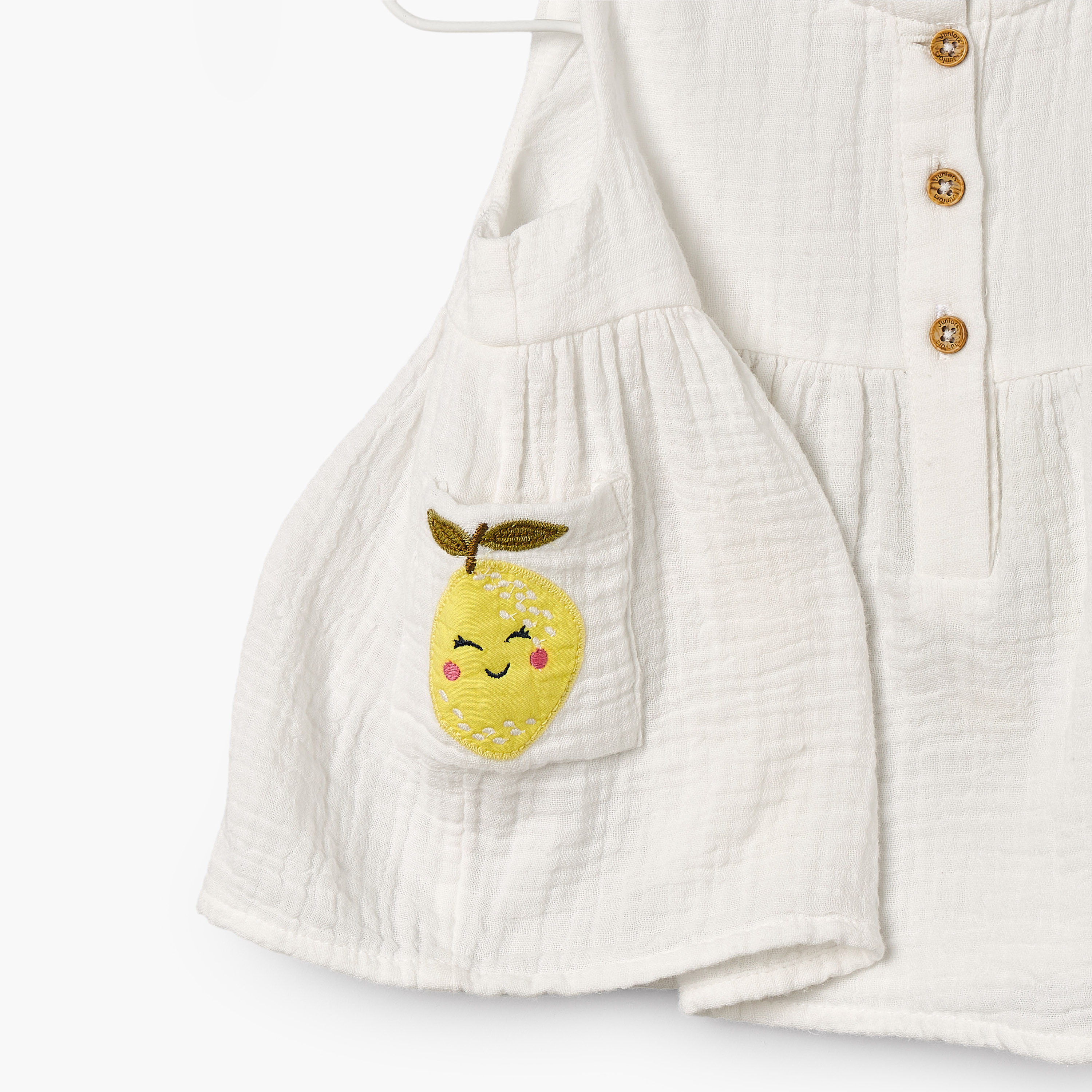 Juniors Round Neck Sleeveless Top and Shorts Set with Embroidery-baby-girls-clothing-setsandcoords-image-7