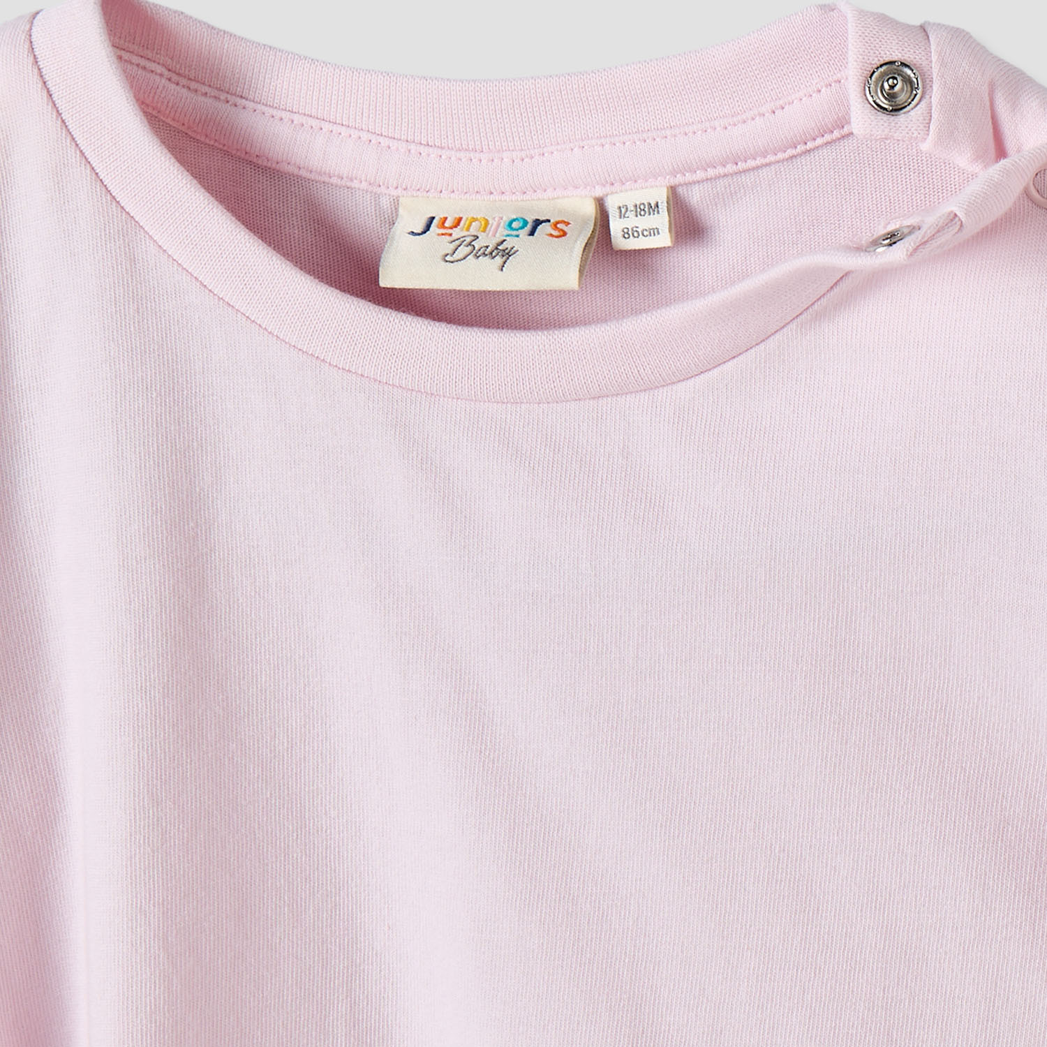 طقم دونغري وتيشيرت بياقة مستديرة وأكمام قصيرة وحافة مكشكشة من جونيورز-baby-girls-clothing-setsandcoords-image-6