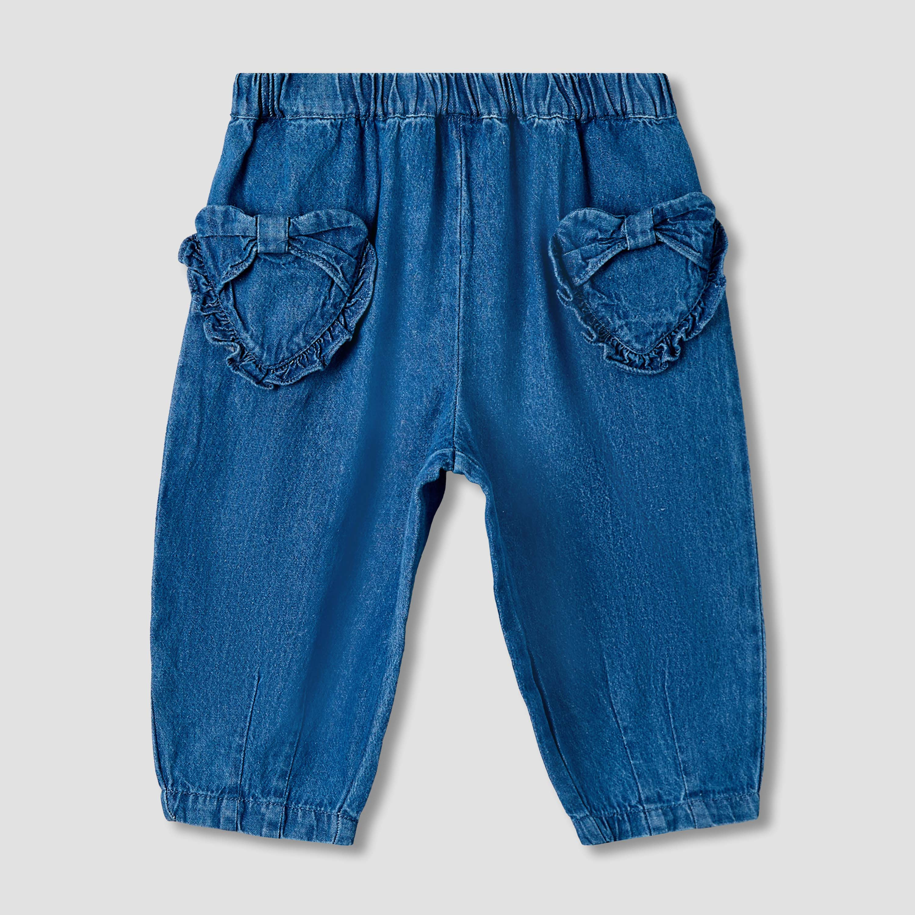 Juniors Jogger Jeans with Bow Applique-baby-girls-clothing-bottoms-jeans-image-3