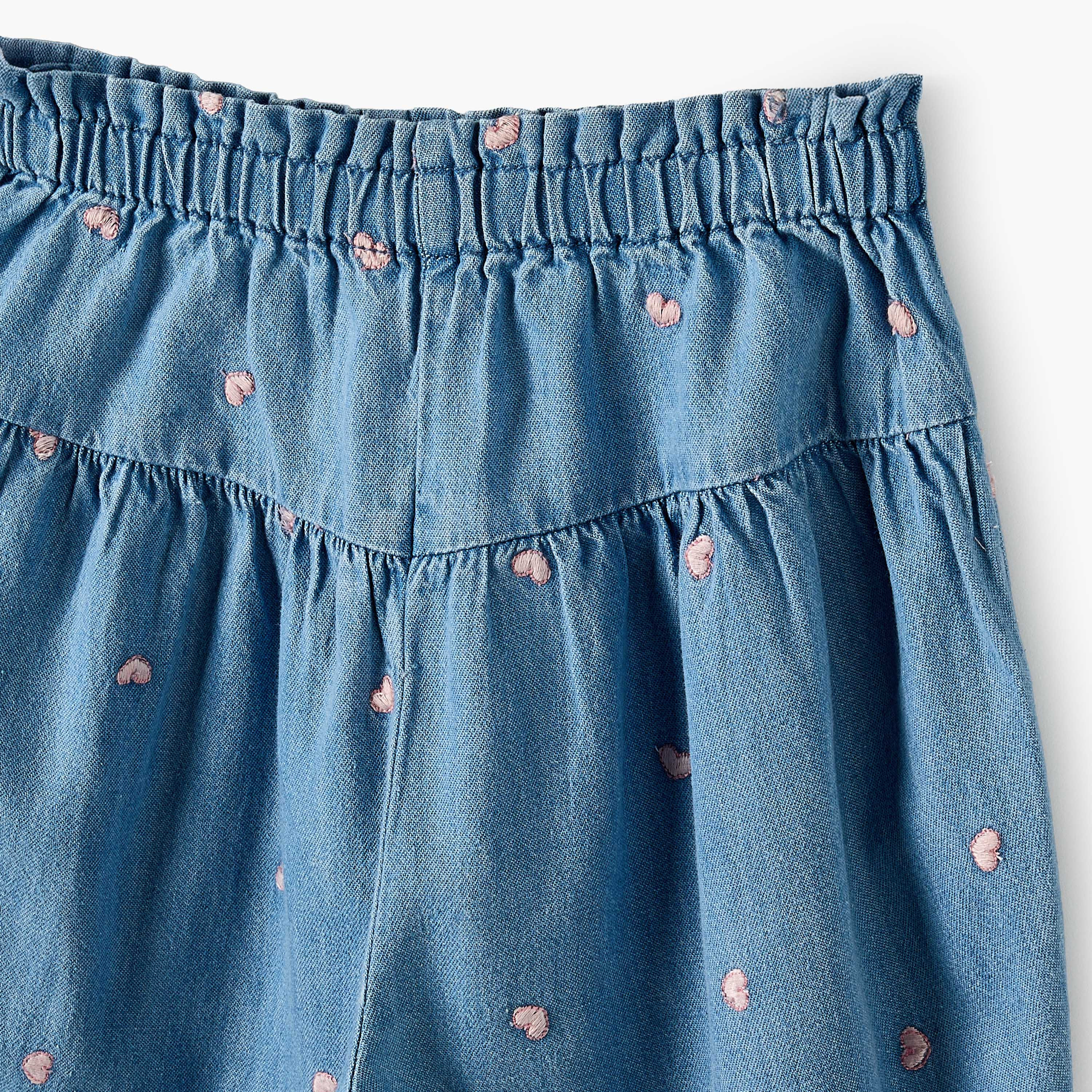 Juniors Mid-Rise Wide Leg Jeans with Heart Embroidery-girls-clothing-bottoms-jeansandjeggings-image-4