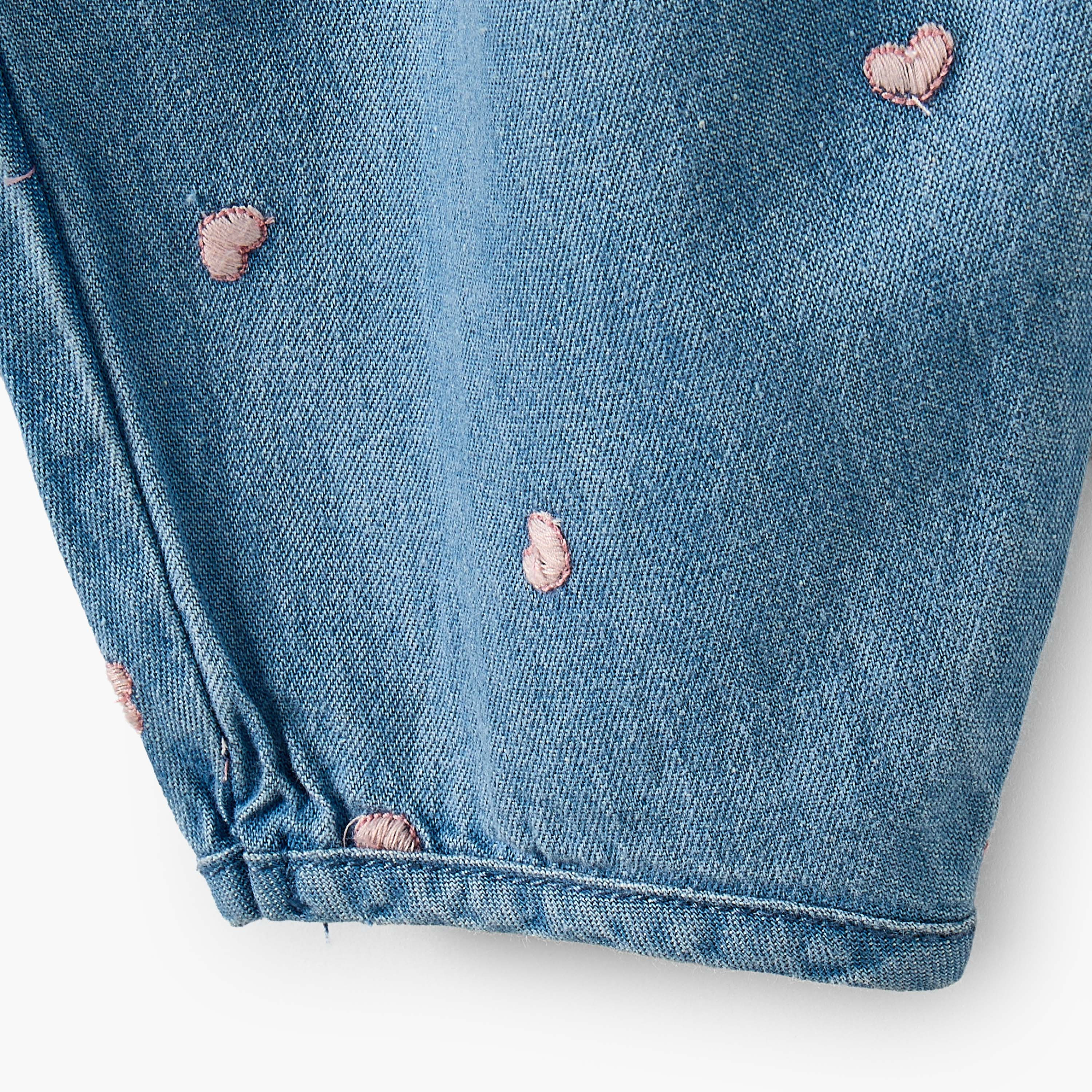 Juniors Mid-Rise Wide Leg Jeans with Heart Embroidery-girls-clothing-bottoms-jeansandjeggings-image-5