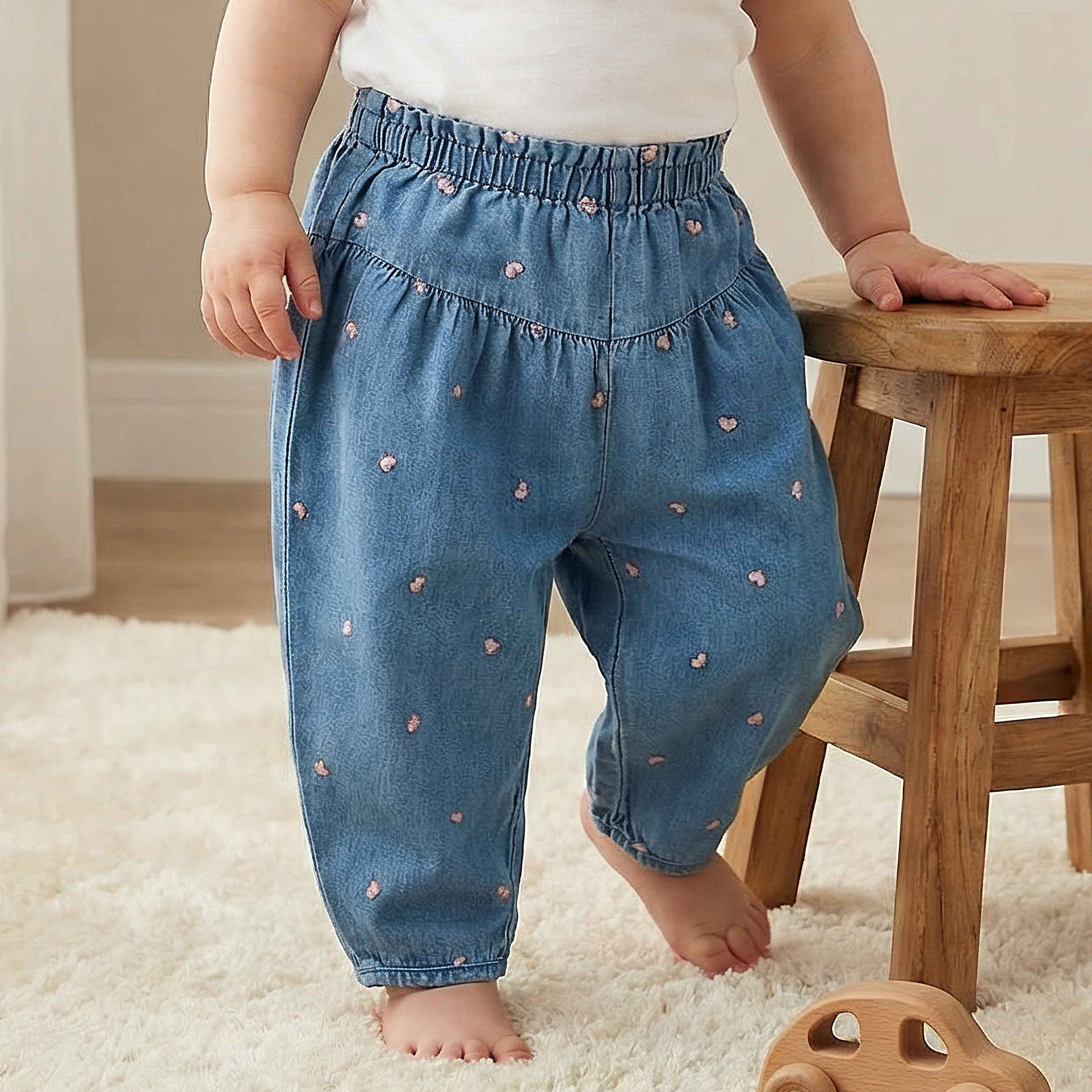 Juniors Mid-Rise Wide Leg Jeans with Heart Embroidery-girls-clothing-bottoms-jeansandjeggings-image-1