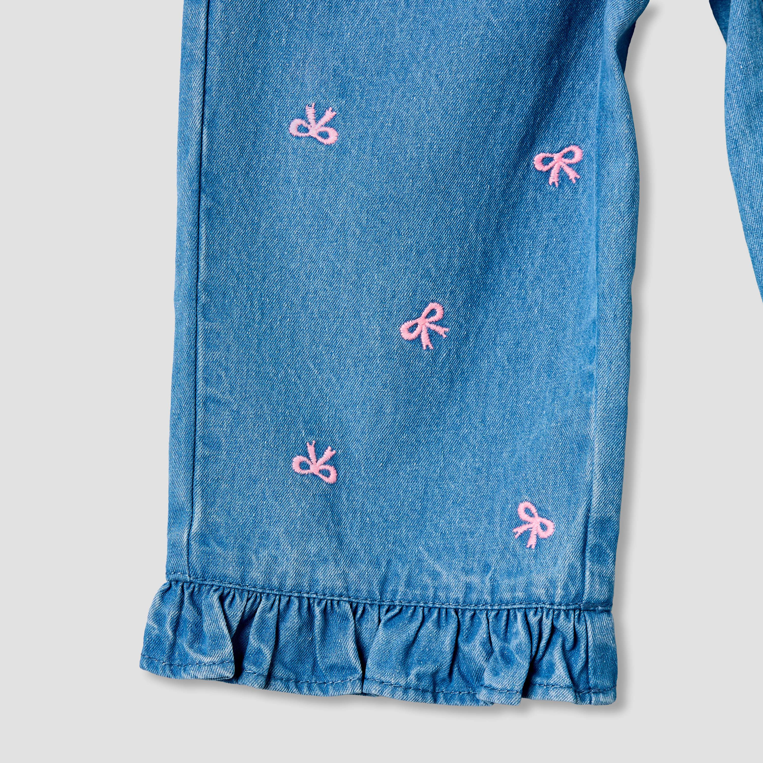 Juniors Jeans with Bow Embroidery-baby-girls-clothing-bottoms-jeans-image-5