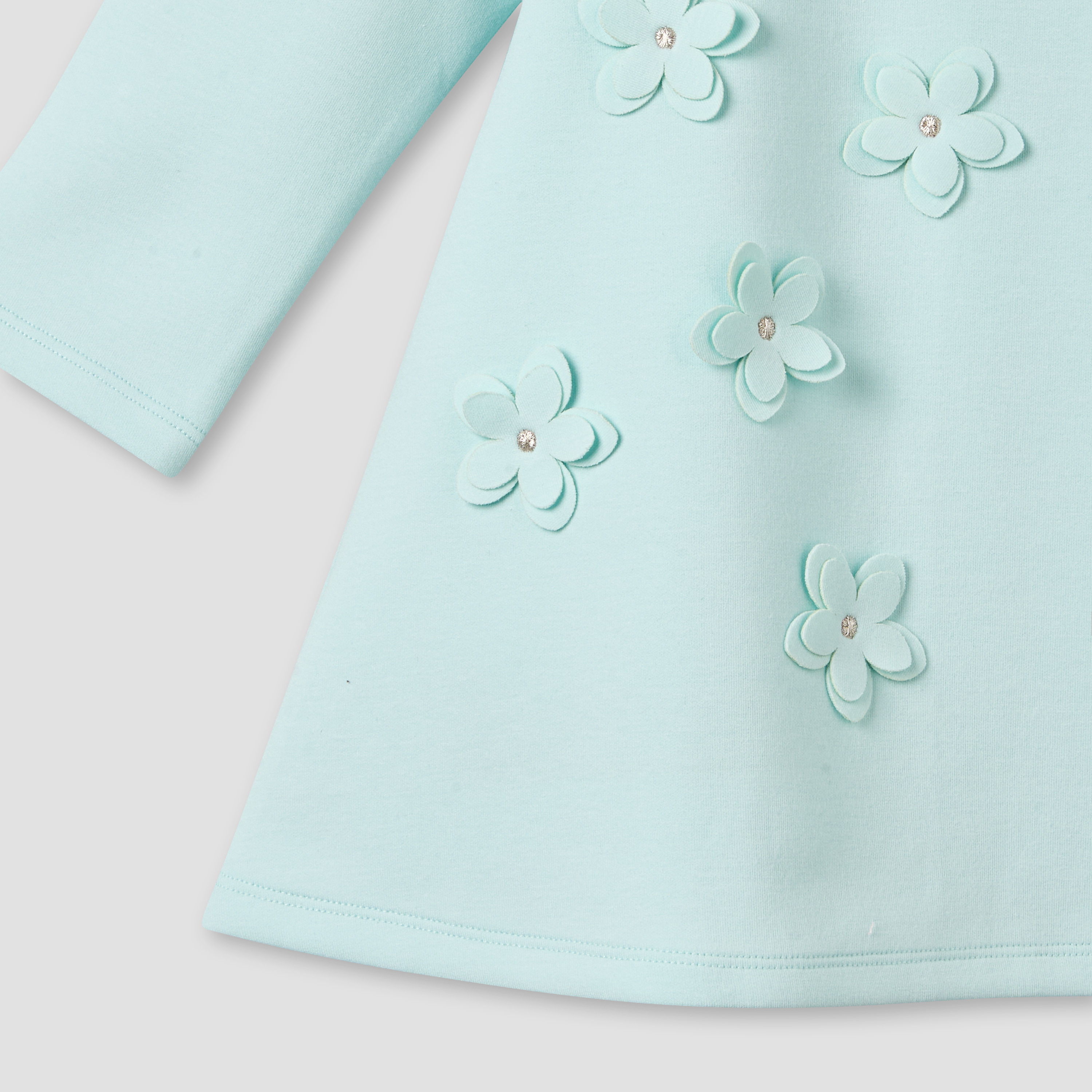 فستان إيه لاين بياقة بيتر بان وأكمام طويلة وكولون من جونيورز-baby-girls-clothing-dressesandjumpsuits-image-6