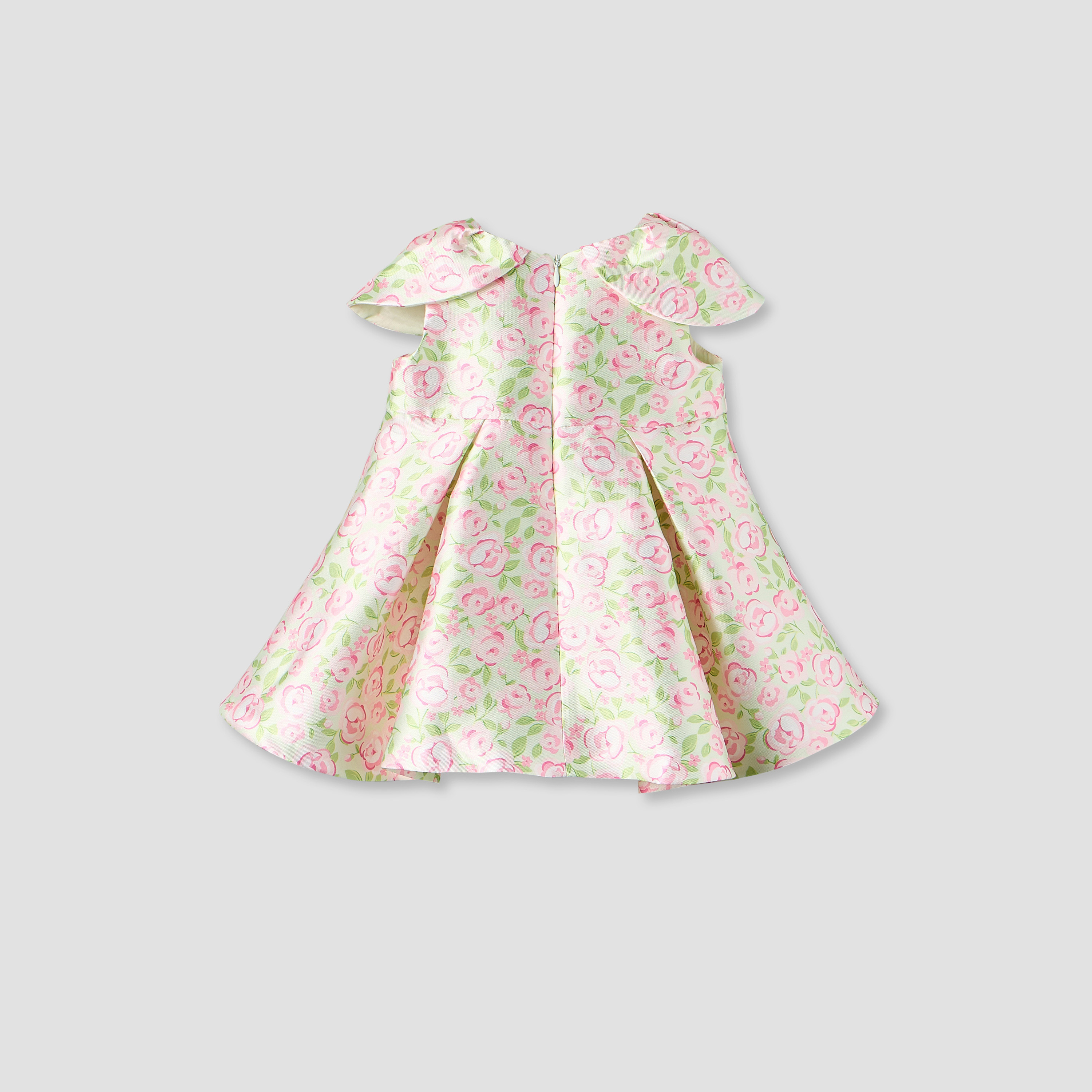 Juniors Round Neck Sleeveless A-line Dress with Floral Print-baby-girls-clothing-dressesandjumpsuits-image-2