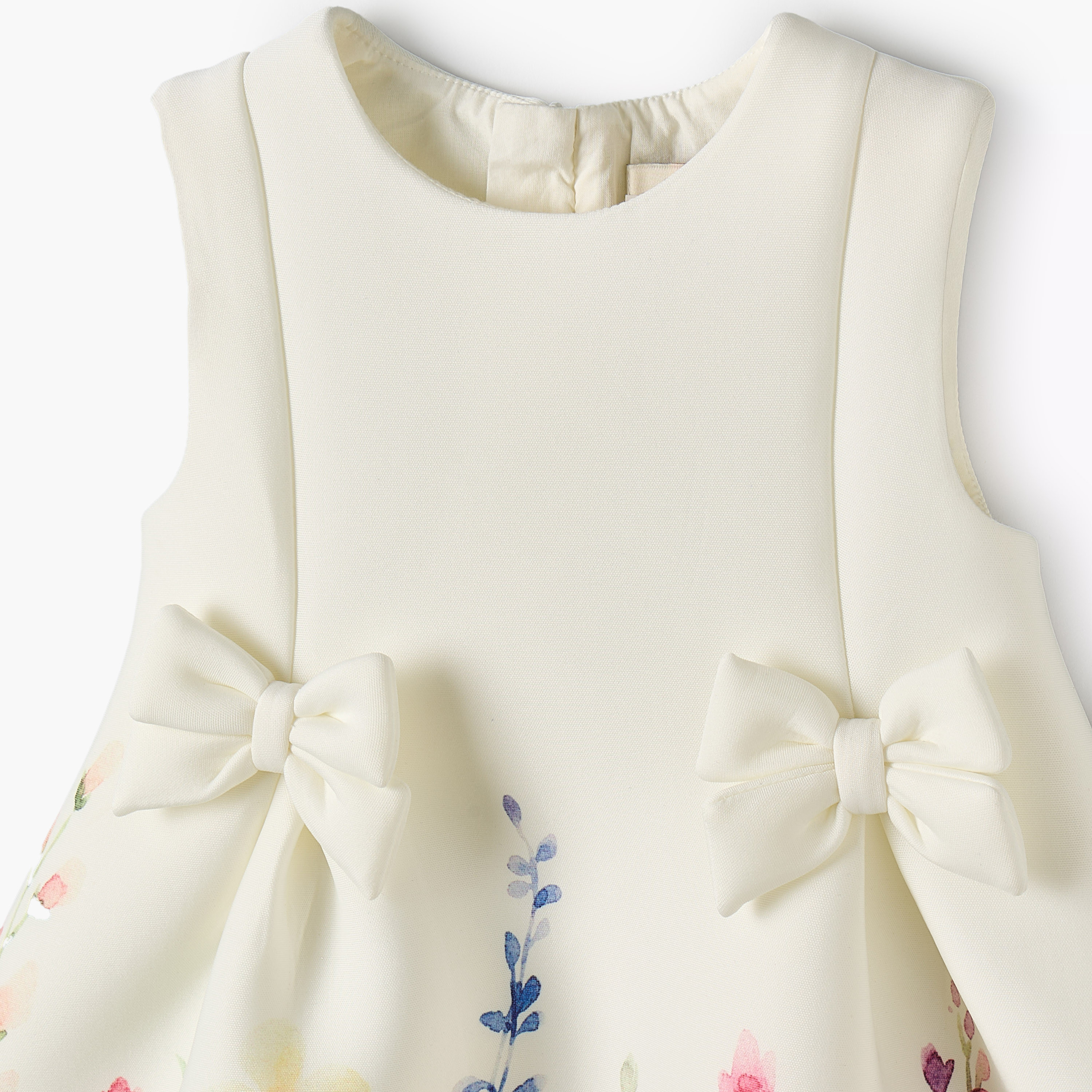 Juniors Round Neck Sleeveless Dress with Floral Print-baby-girls-clothing-dressesandjumpsuits-image-4