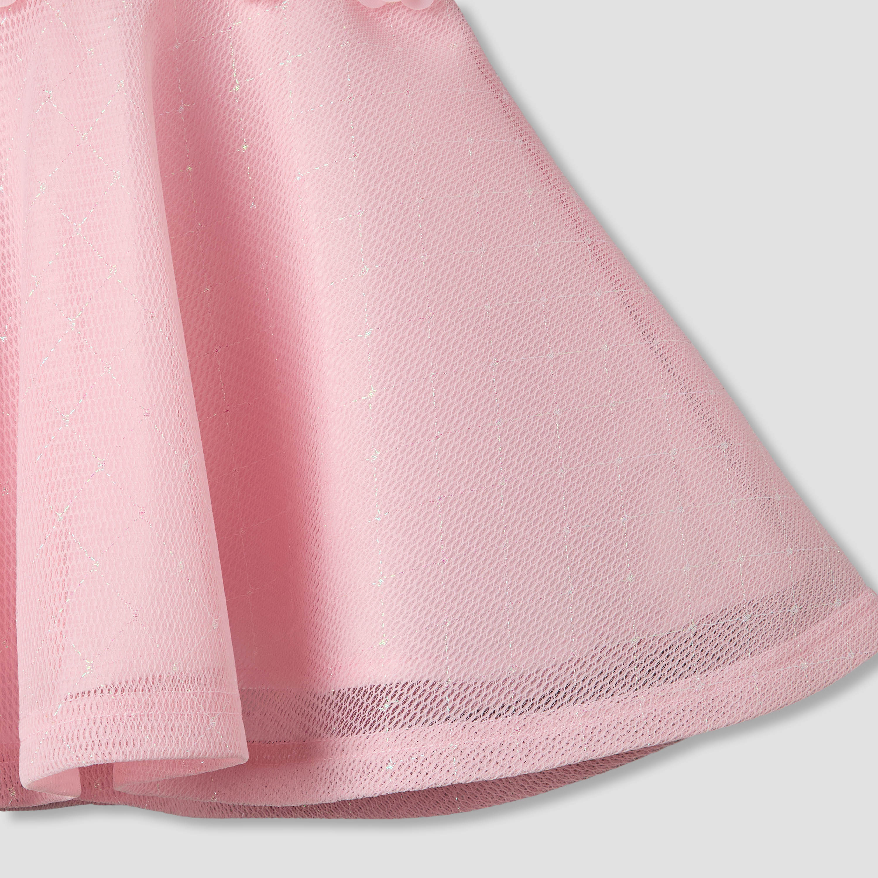 Juniors Round Neck Sleeveless A-line Dress with Floral Applique-baby-girls-clothing-dressesandjumpsuits-image-5