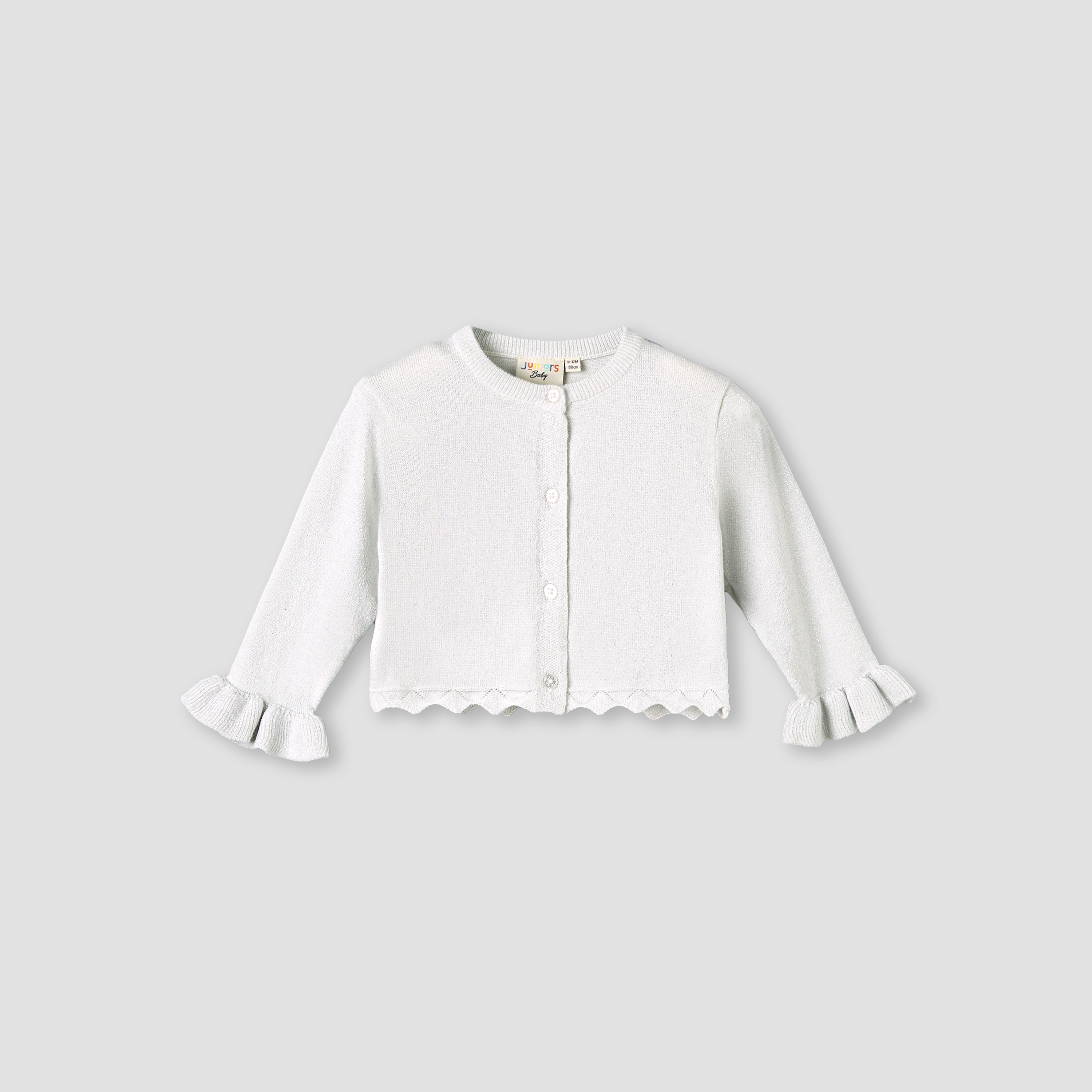 كارديجان بحواف مموجة وأكمام طويلة من جونيورز-baby-girls-clothing-jumpersandcardigans-image-4