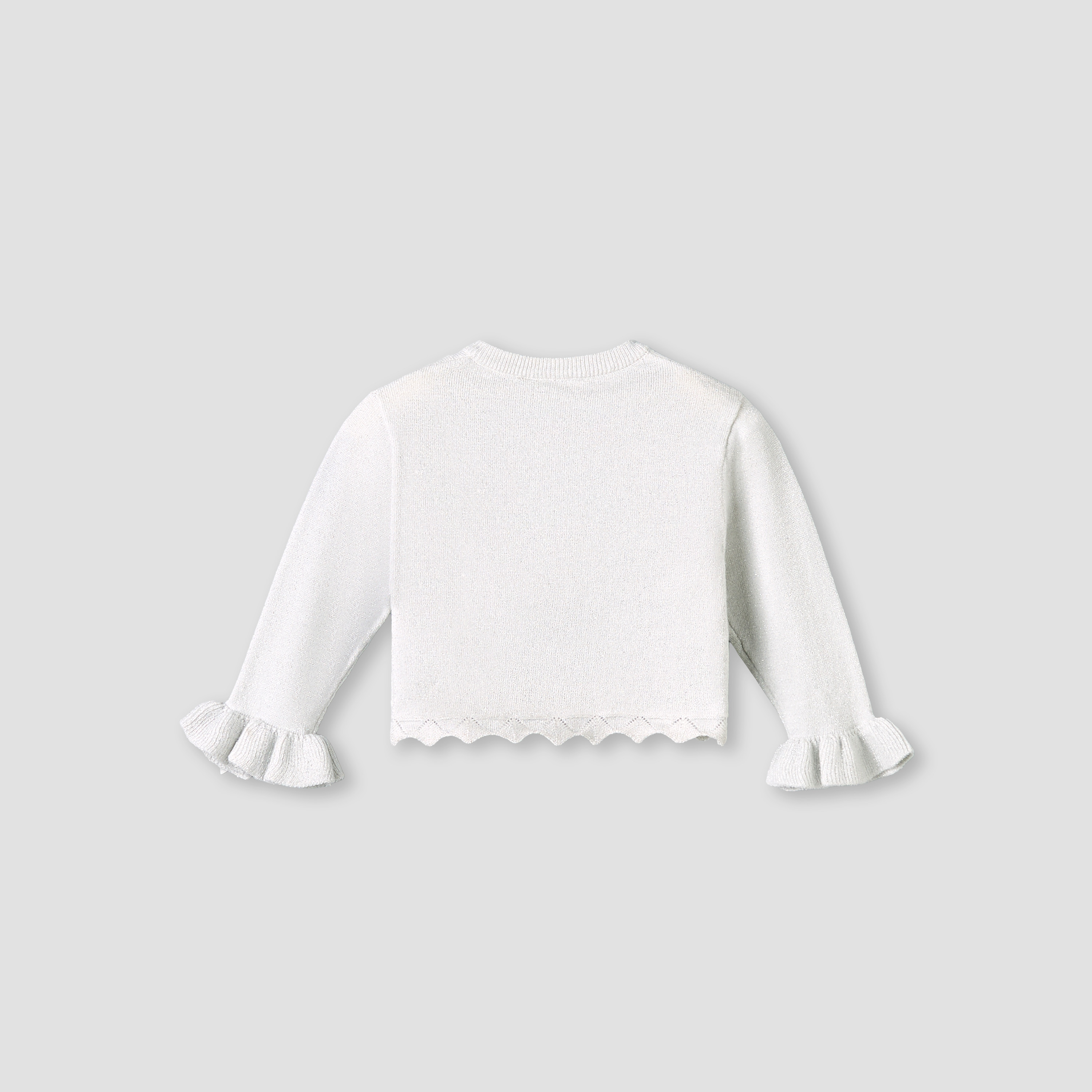 كارديجان بحواف مموجة وأكمام طويلة من جونيورز-baby-girls-clothing-jumpersandcardigans-image-3