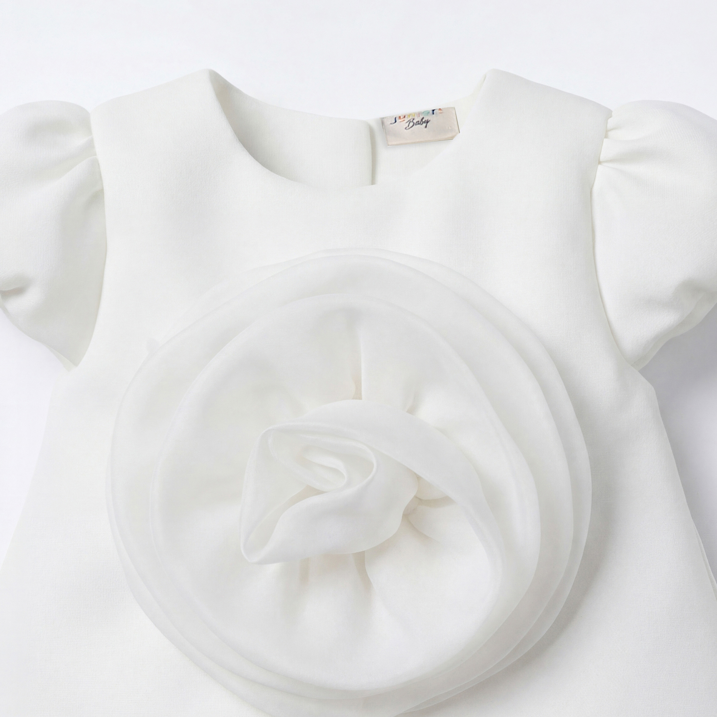 Juniors Crew Neck Short Sleeves Top and Skirt with Turban Cap-baby-girls-clothing-setsandcoords-image-6