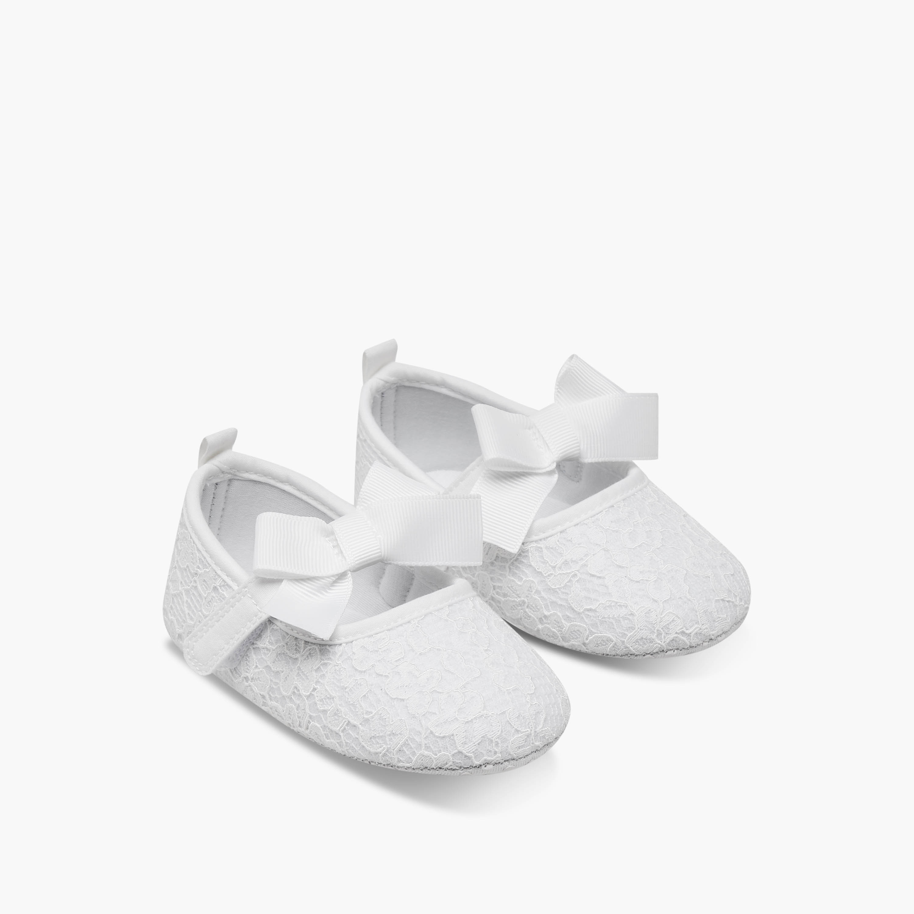 Juniors Booties with Bow Accent-baby-girls-shoes-booties-image-1