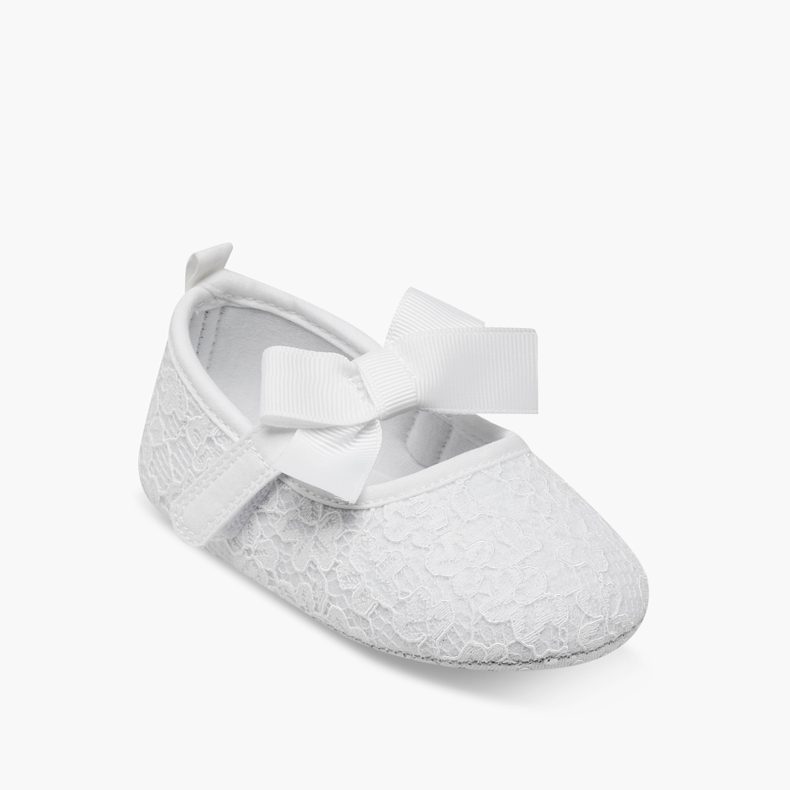 Juniors Booties with Bow Accent-baby-girls-shoes-booties-image-2