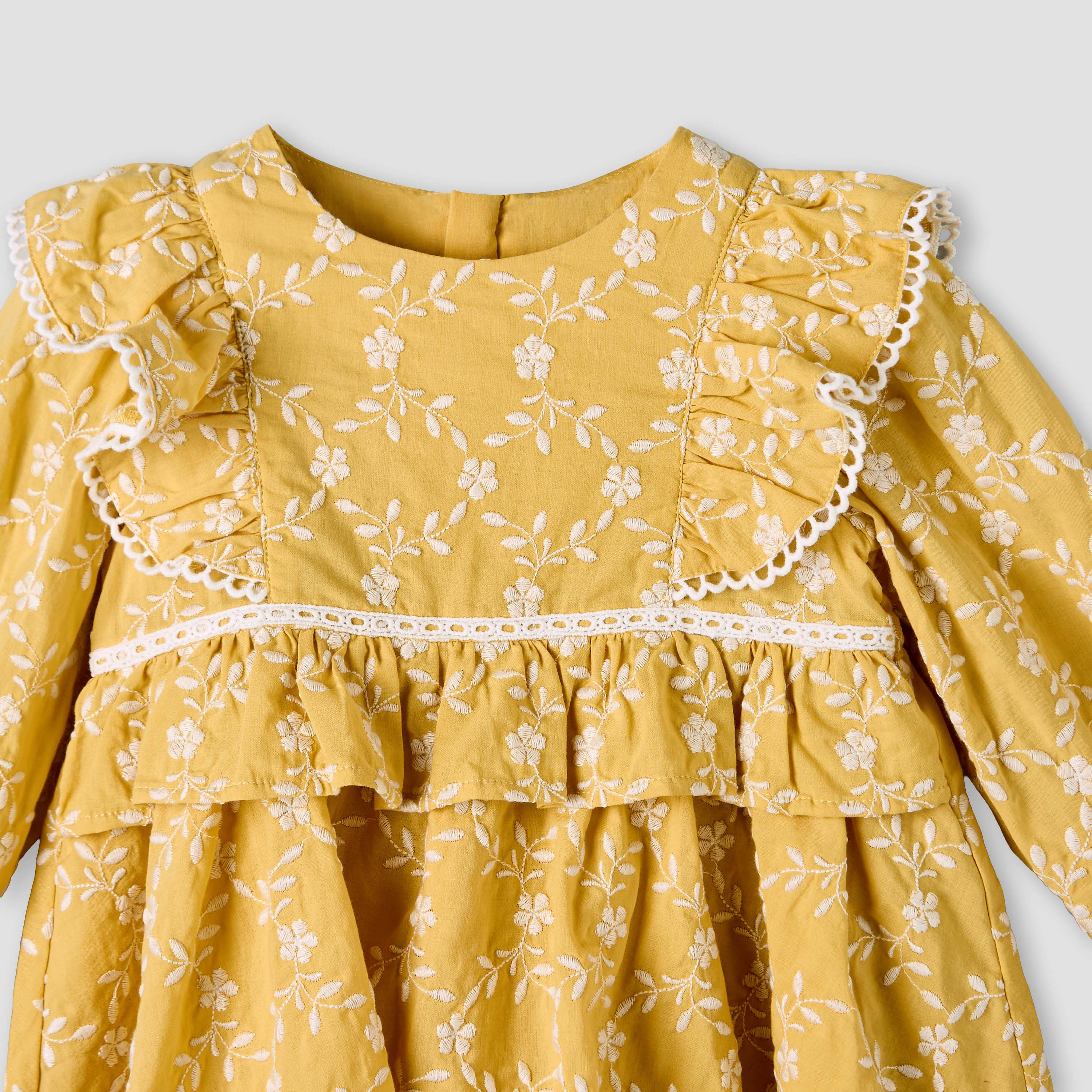 Giggles Round Neck Long Sleeve Dress with Hairband-baby-girls-clothing-dressesandjumpsuits-image-5