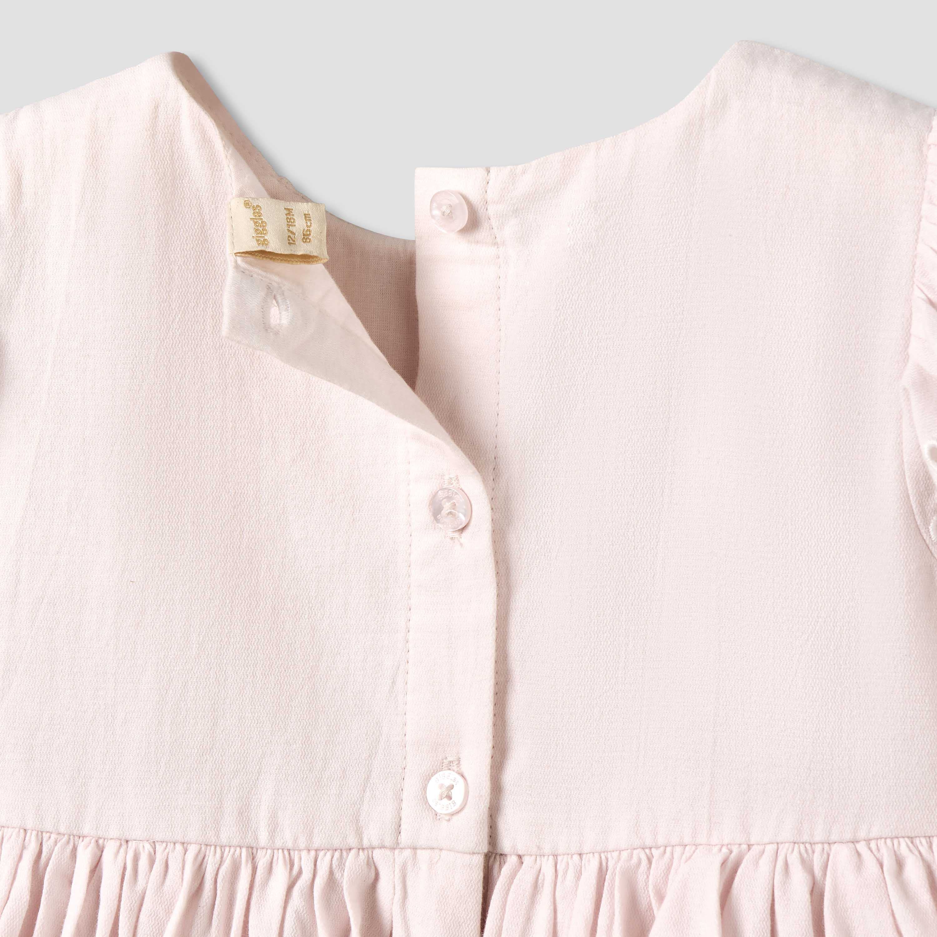 Giggles Round Neck Short Sleeves A-line Dress with Bloomers-baby-girls-clothing-dressesandjumpsuits-image-9