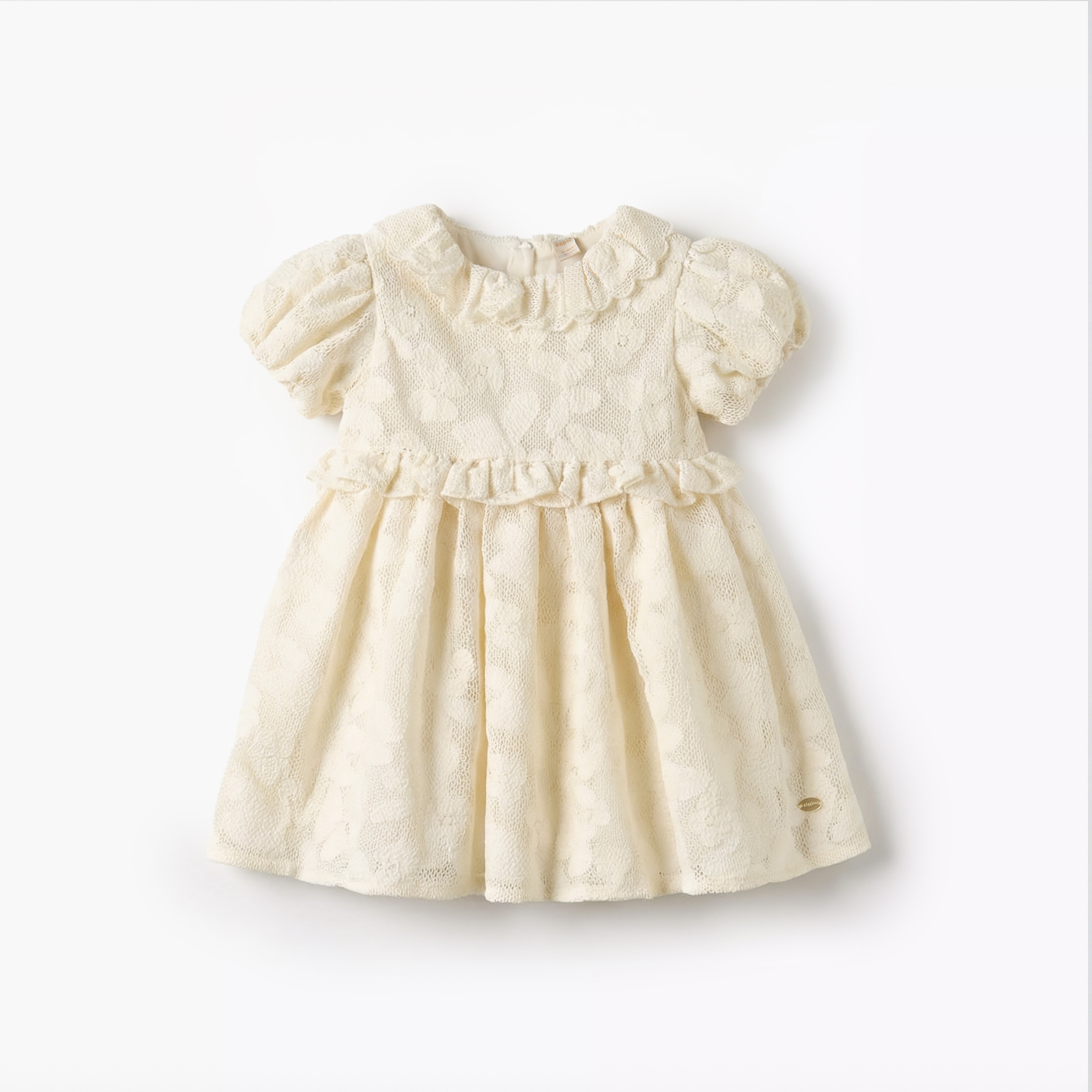 Giggles Round Neck Short Sleeve Dress with Hairband-baby-girls-clothing-dressesandjumpsuits-image-2