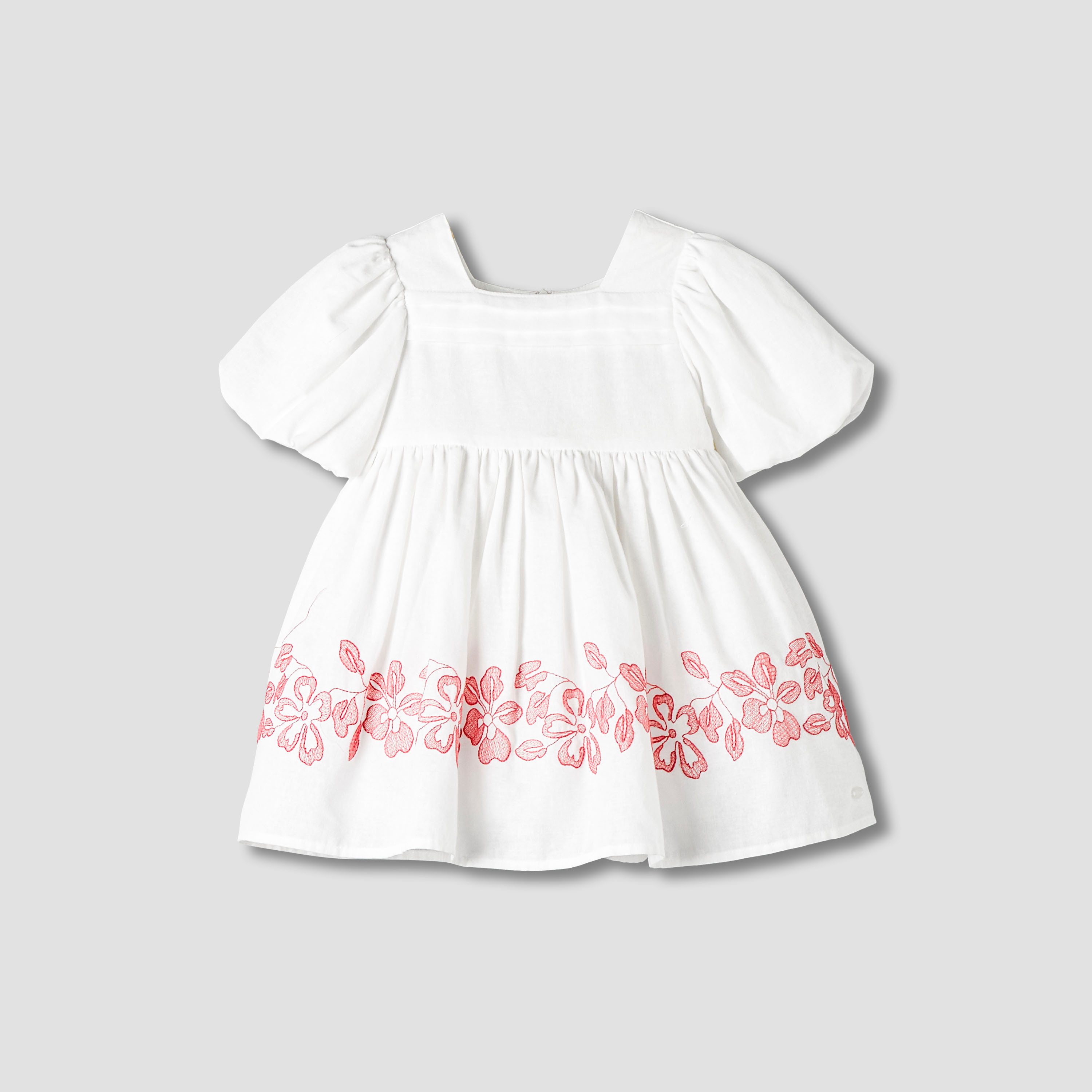 فستان إيه لاين بياقة مربعة وأكمام قصيرة مع شريطة رأس من جيجلز-baby-girls-clothing-dressesandjumpsuits-image-7