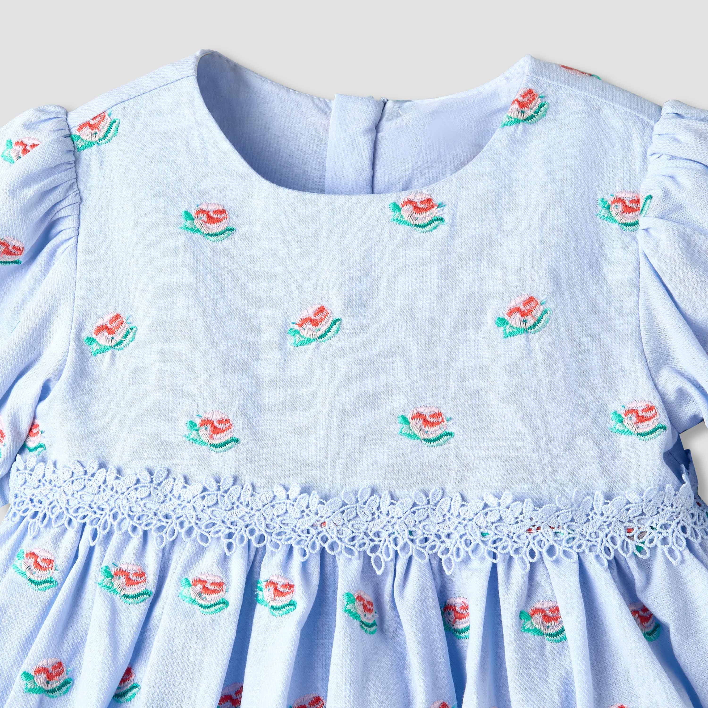 Giggles Round Neck Short Sleeve Dress with Bloomers-baby-girls-clothing-dressesandjumpsuits-image-7