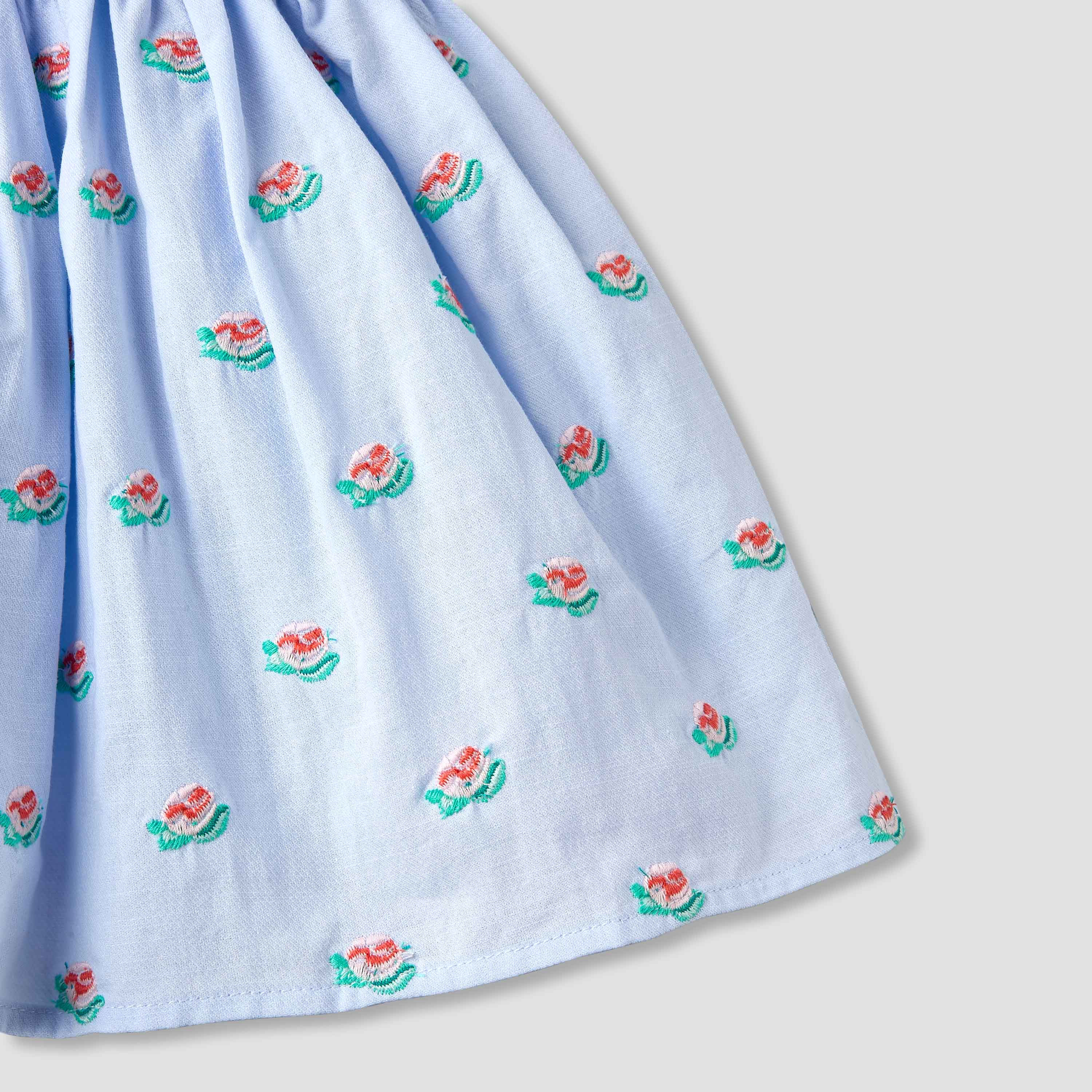 Giggles Round Neck Short Sleeve Dress with Bloomers-baby-girls-clothing-dressesandjumpsuits-image-8
