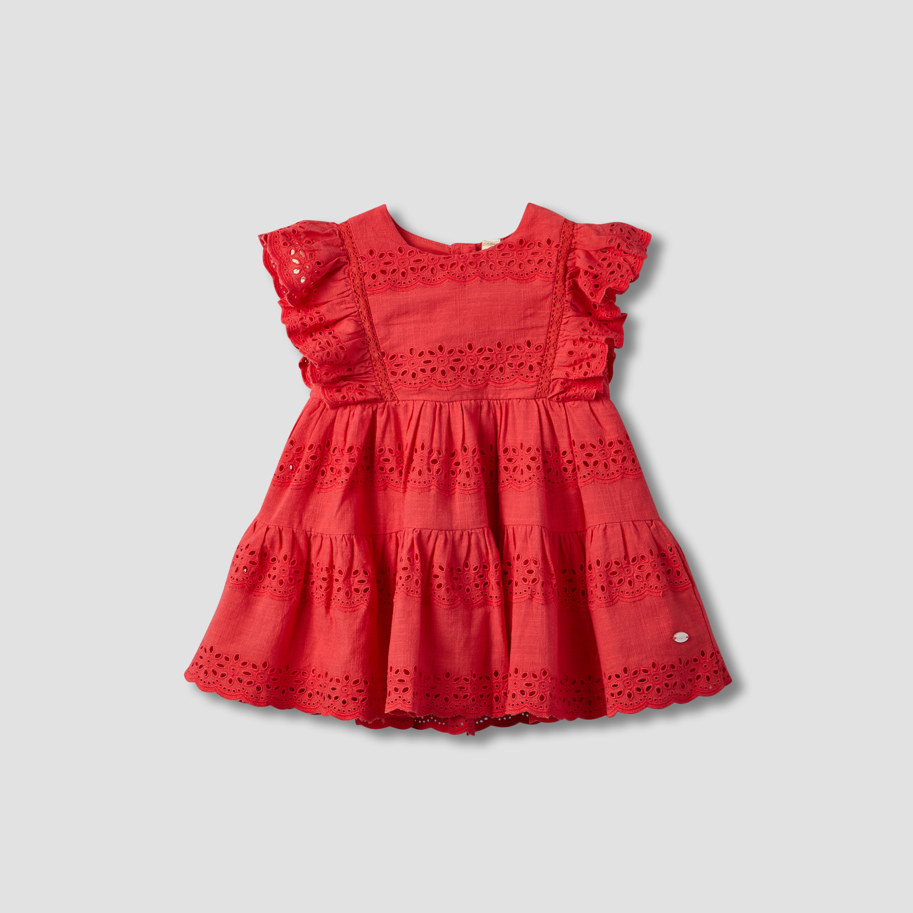 Giggles Round Neck Sleeveless Knee-Length Dress with Hairband-baby-girls-clothing-dressesandjumpsuits-image-3