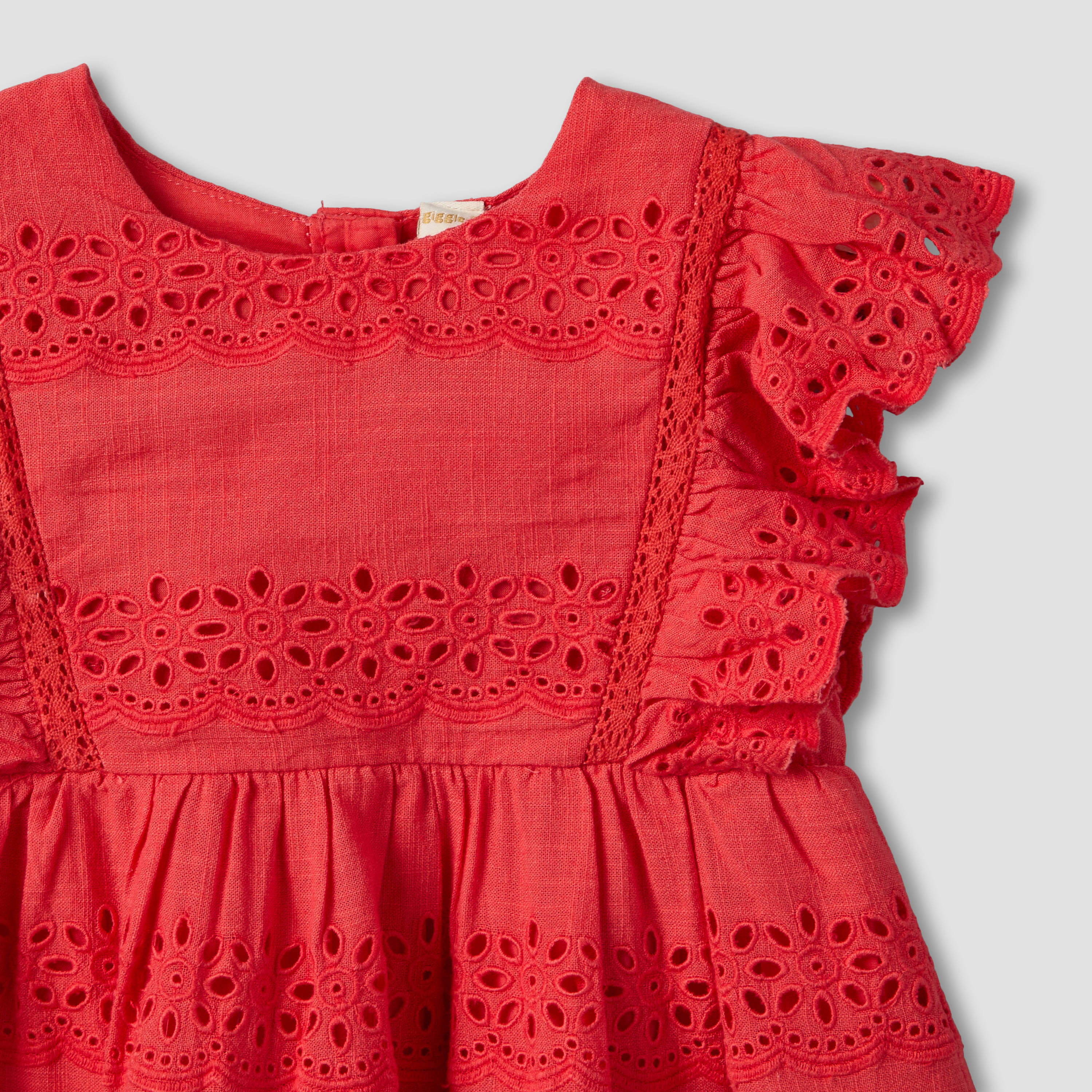 Giggles Round Neck Sleeveless Knee-Length Dress with Hairband-baby-girls-clothing-dressesandjumpsuits-image-7