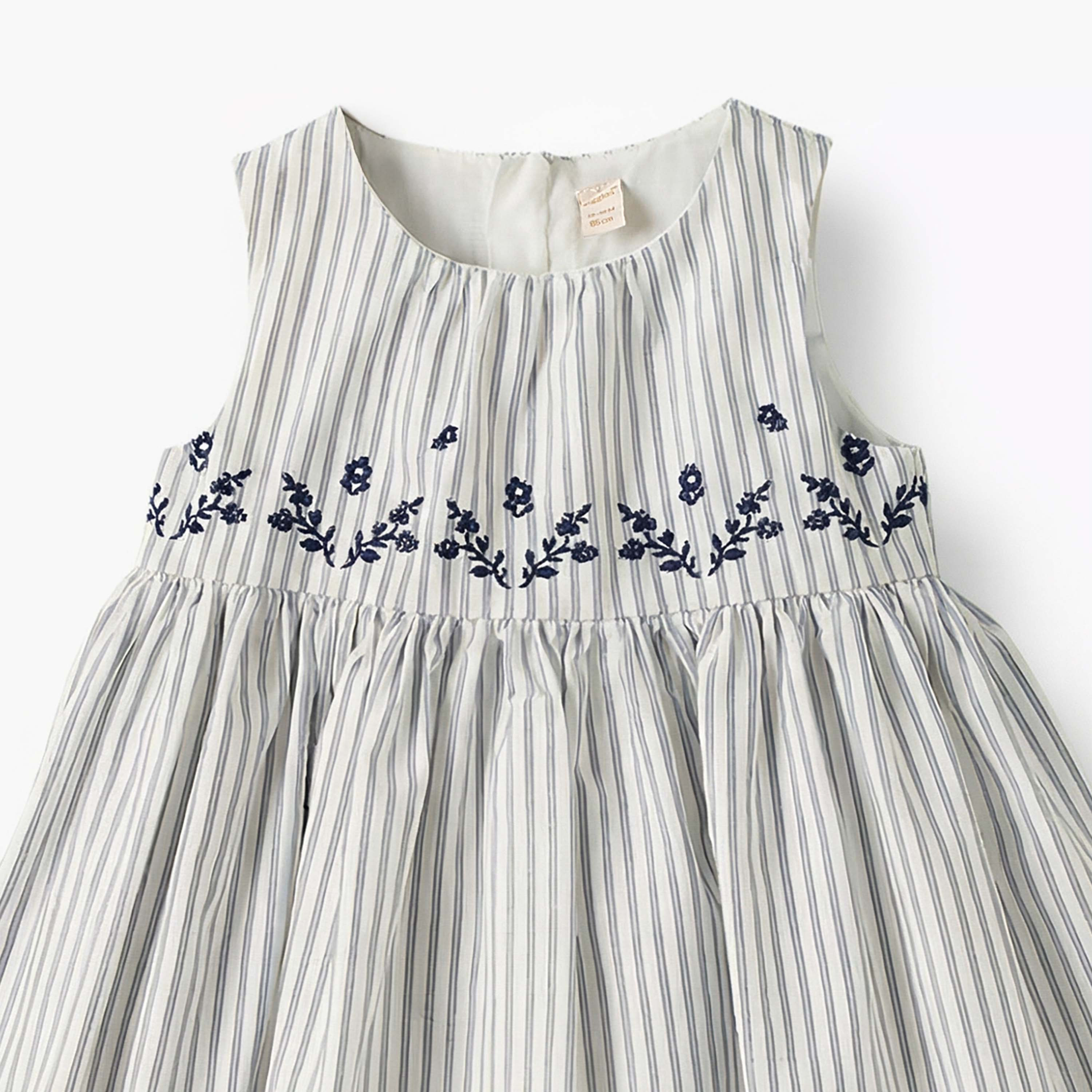Giggles Round Neck Sleeveless Dress with Embroidery-baby-girls-clothing-dressesandjumpsuits-image-4