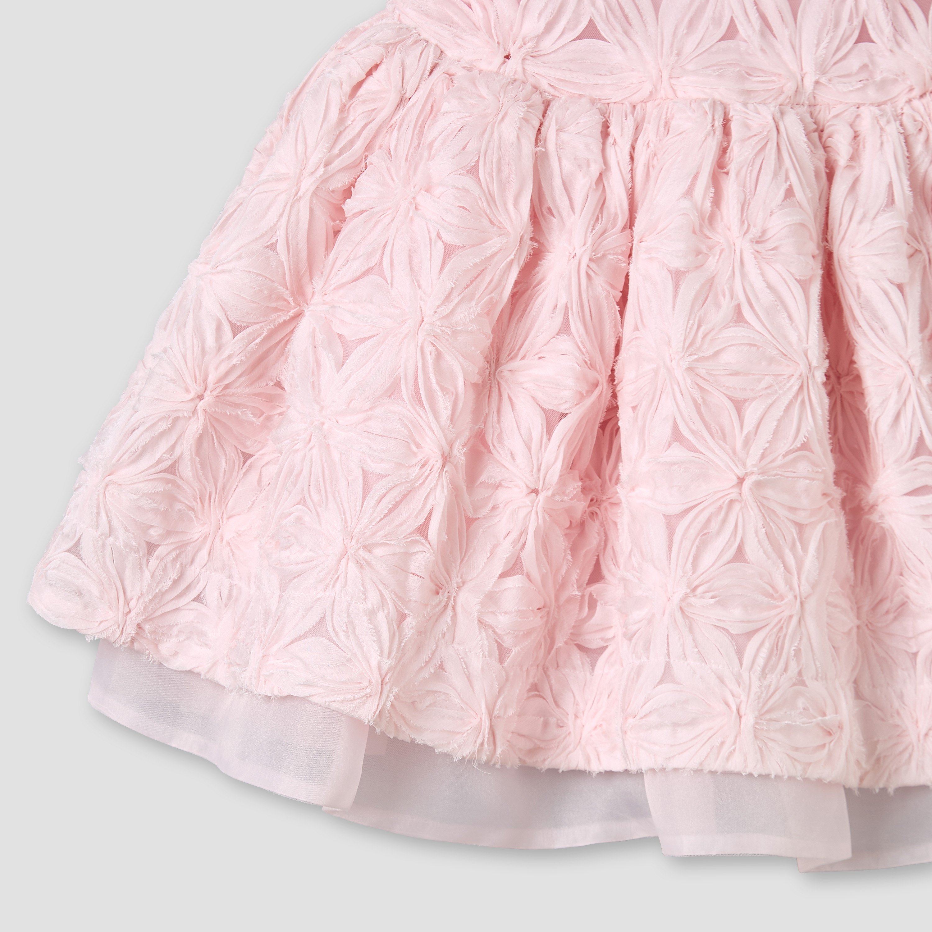 Giggles V-neck Sleeveless A-line Dress with Lace and Bow Design-baby-girls-clothing-dressesandjumpsuits-image-5
