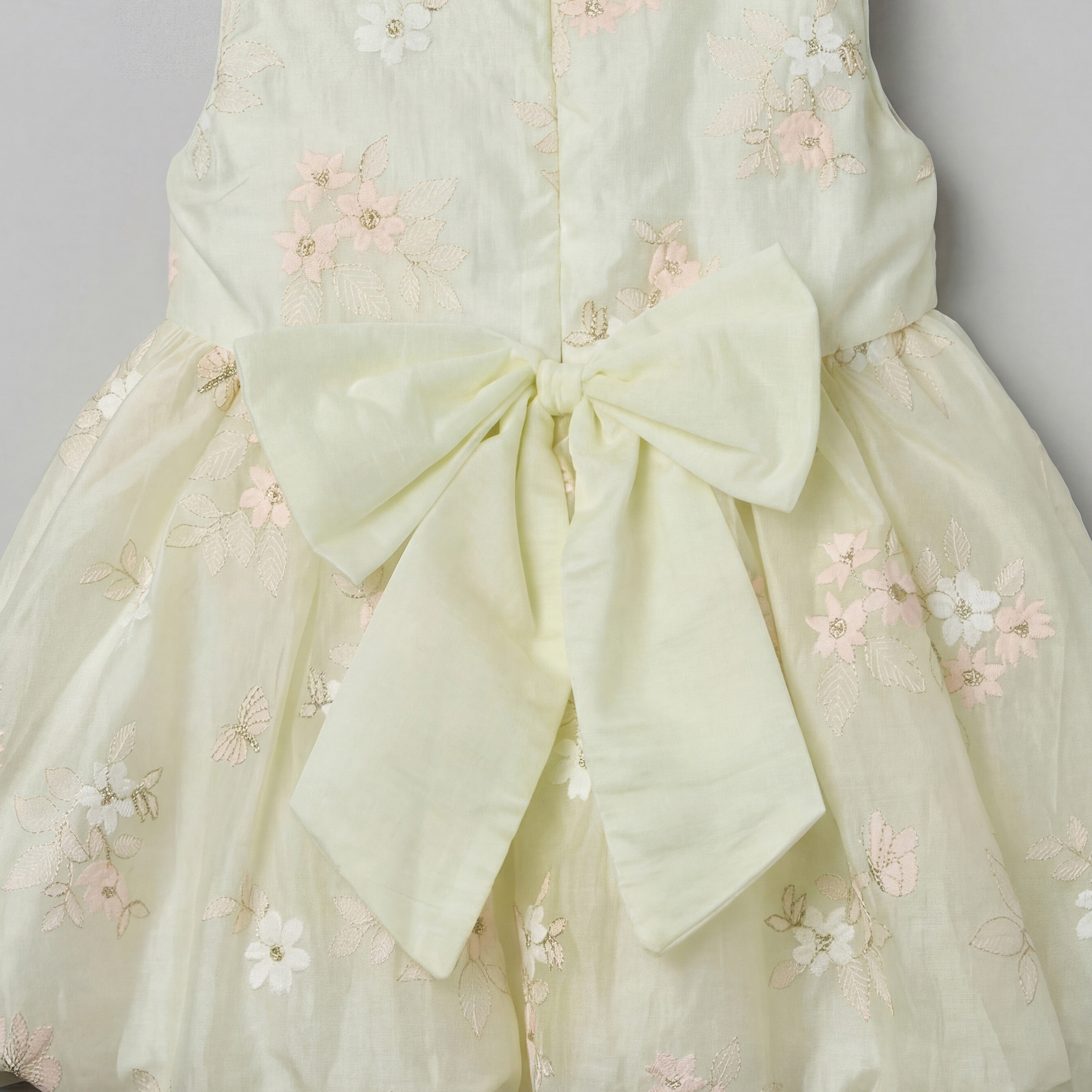 Giggles Round Neck Sleeveless Skater Dress with Floral Embroidery-baby-girls-clothing-dressesandjumpsuits-image-5