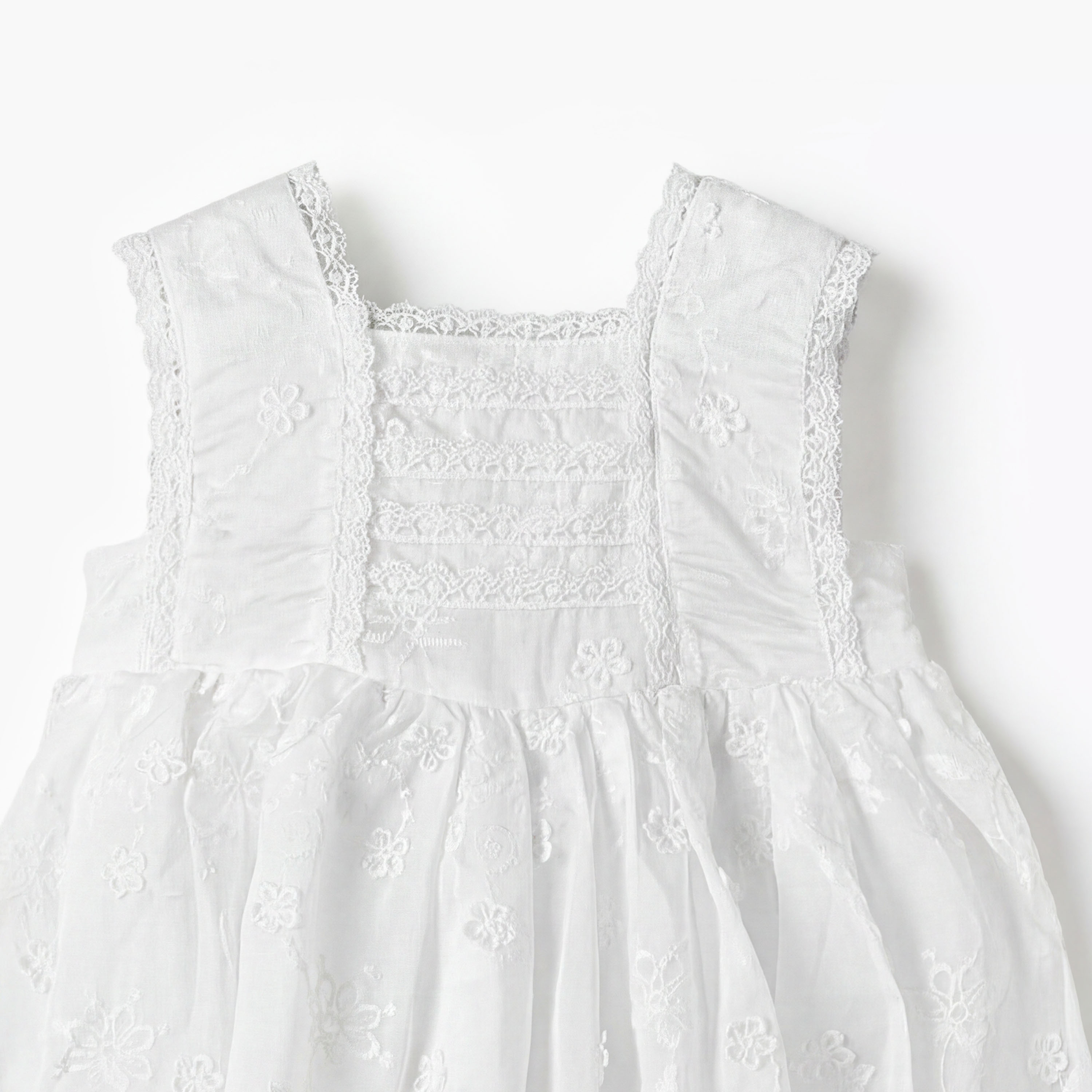 Giggles Square Neck Sleeveless A-line Dress with Floral Embroidery-baby-girls-clothing-dressesandjumpsuits-image-4