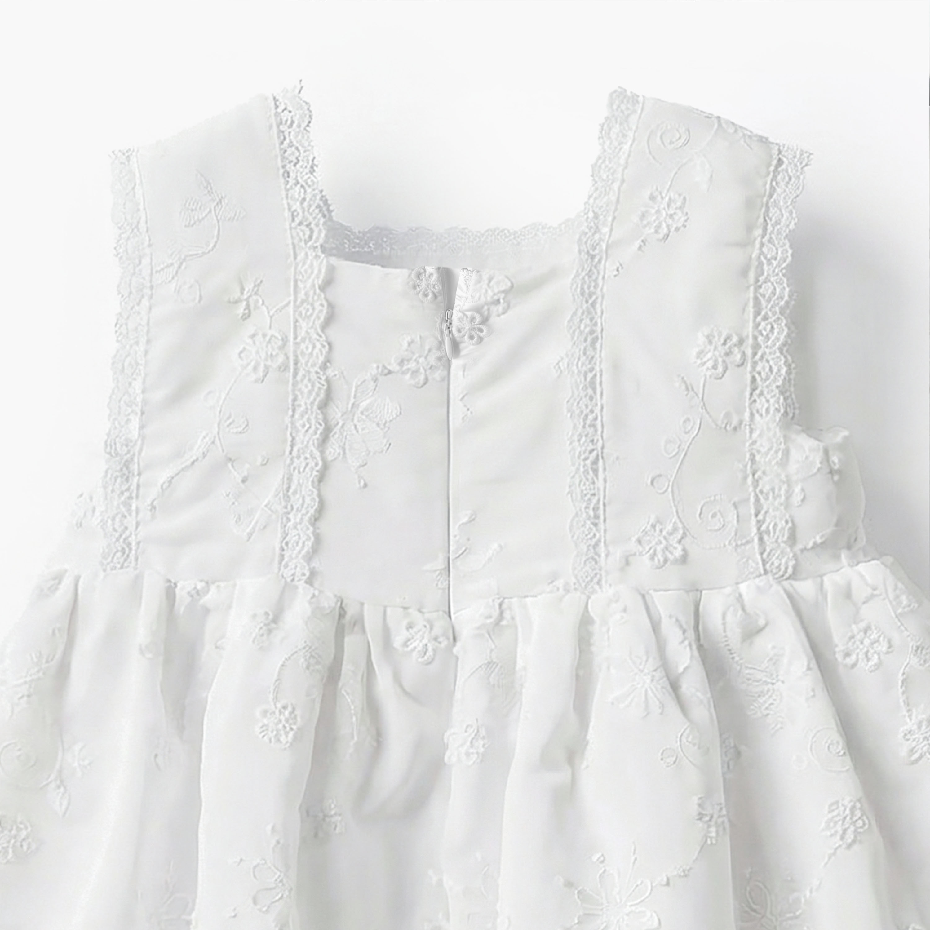 Giggles Square Neck Sleeveless A-line Dress with Floral Embroidery-baby-girls-clothing-dressesandjumpsuits-image-5