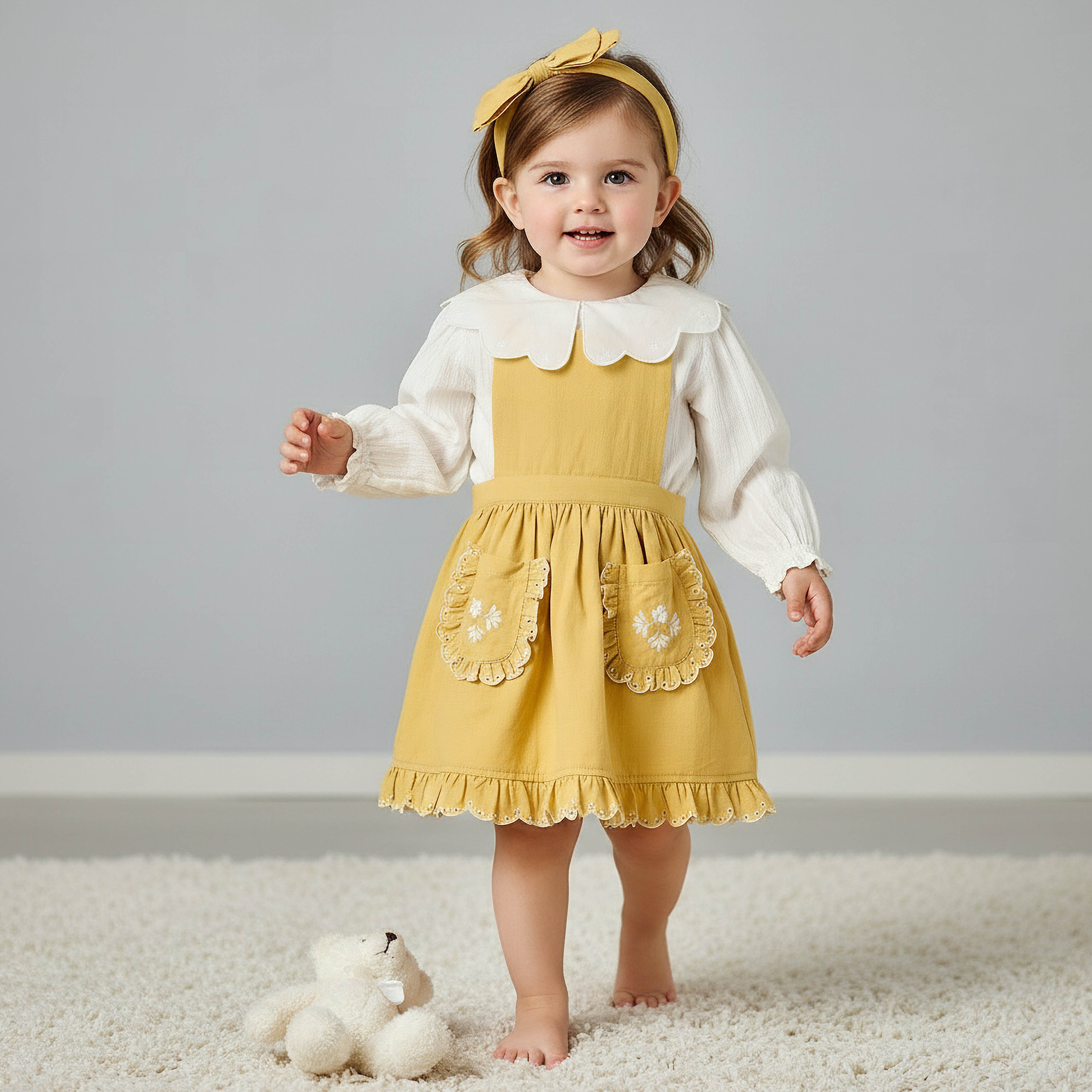 Set of 3 Giggles Clothing Gift Set with Embroidered Detail-baby-girls-clothing-setsandcoords-image-1