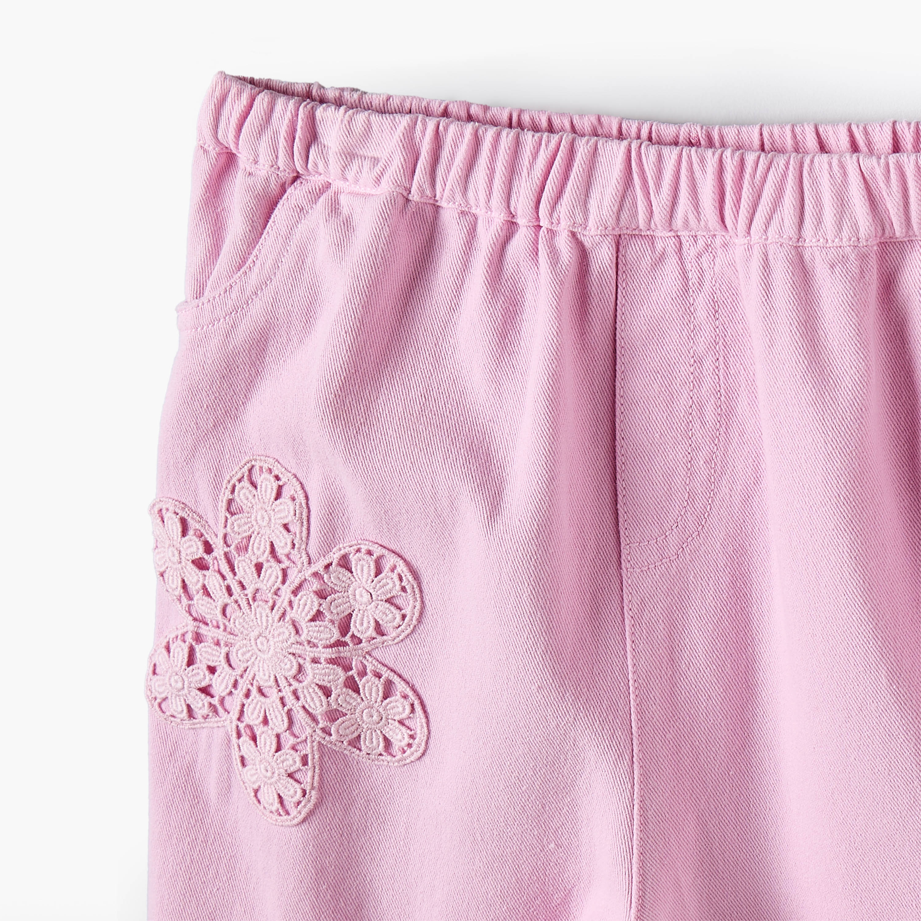 Giggles Peter Pan Collar Long Sleeves Top and Pants Set with Floral Embroidery-baby-girls-clothing-setsandcoords-image-6