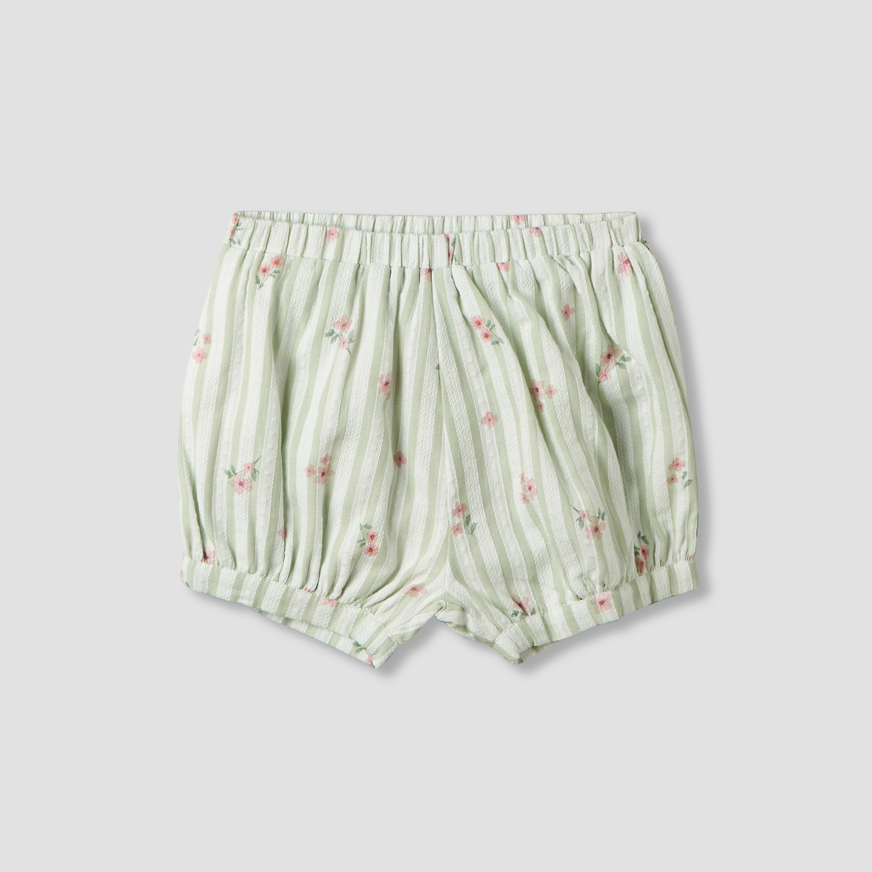 Giggles Square Neck Straps Sleeve Top and Shorts Set with Floral Print-baby-girls-clothing-setsandcoords-image-4