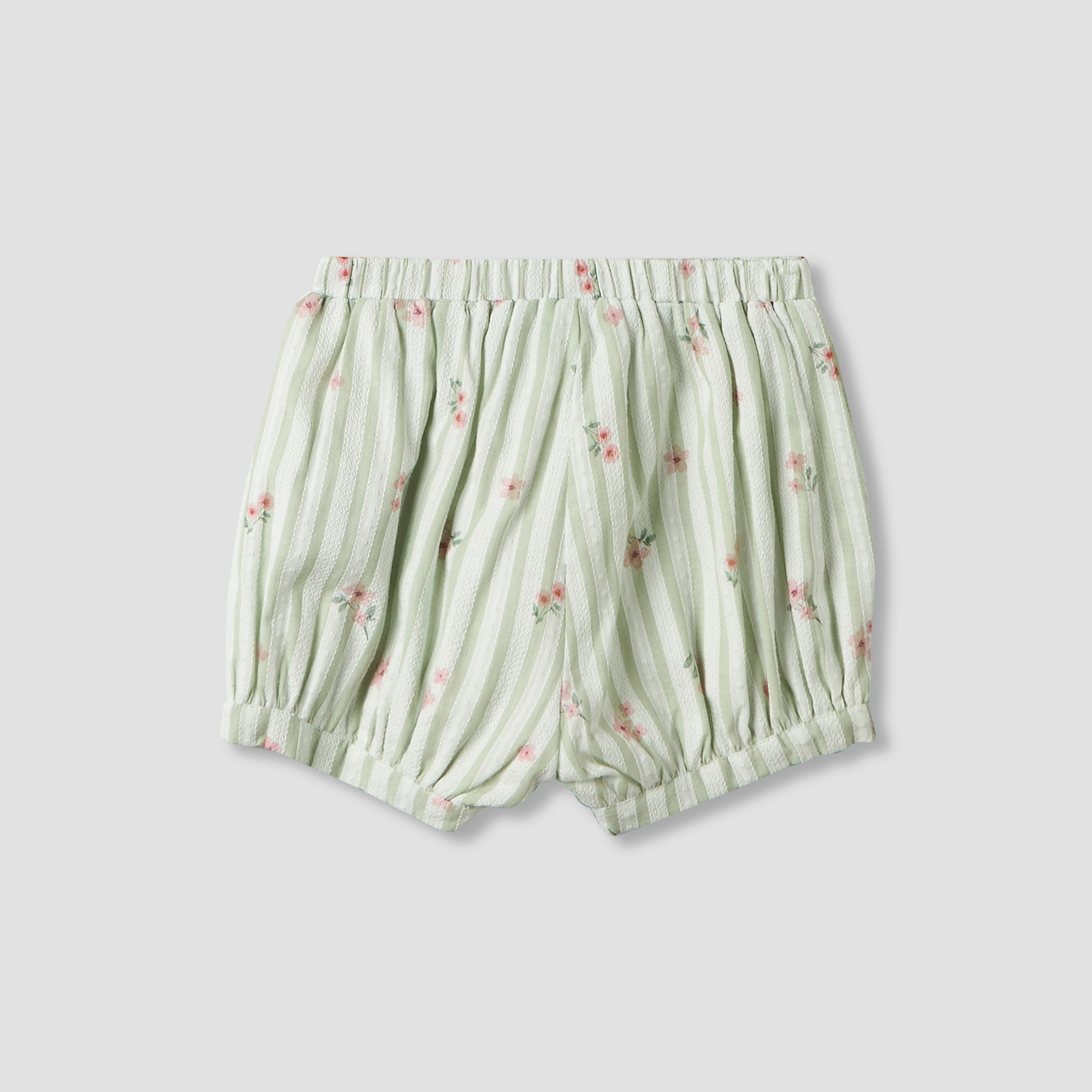 Giggles Square Neck Straps Sleeve Top and Shorts Set with Floral Print-baby-girls-clothing-setsandcoords-image-6