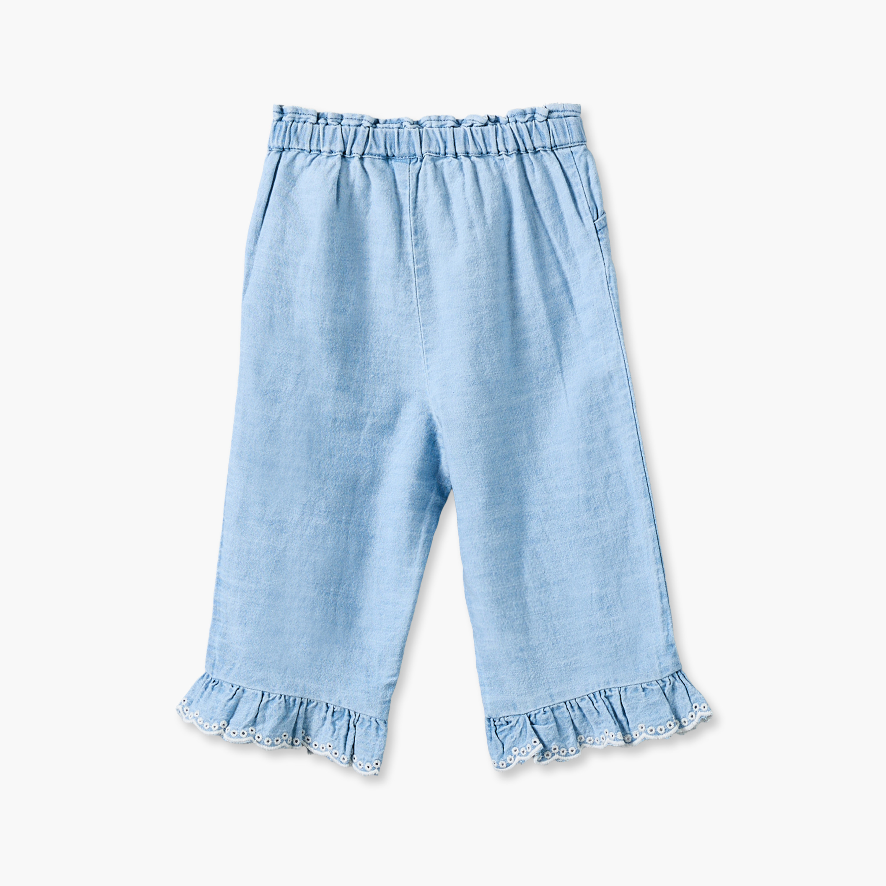 طقم بلوزة دون أكمام مطرزة بياقة مع بنطلون من جيجلز-baby-girls-clothing-setsandcoords-image-5