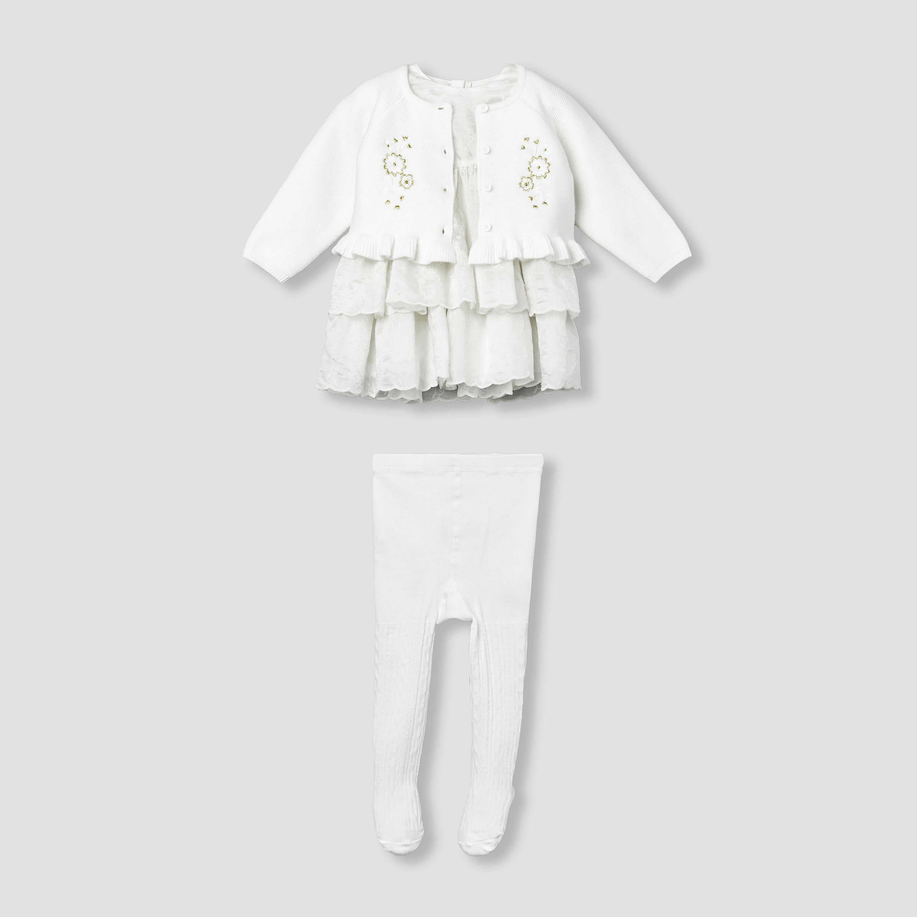 Set of 3 Giggles Clothing Gift Set with Floral Embroidery-baby-girls-clothing-setsandcoords-image-3
