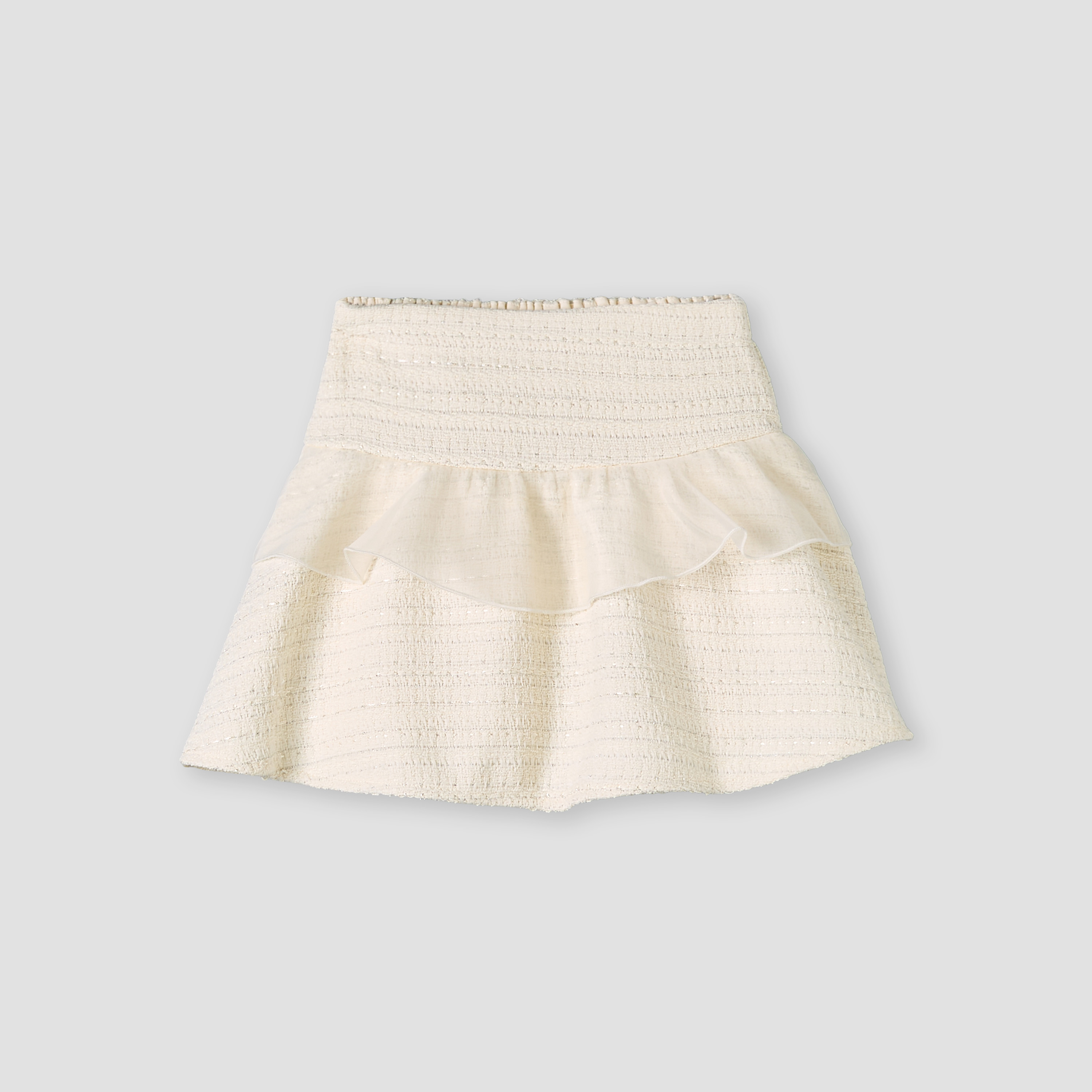Giggles Crew Neck Short Sleeves Top and Skirt Set with Ruffle Detail-baby-girls-clothing-setsandcoords-image-4