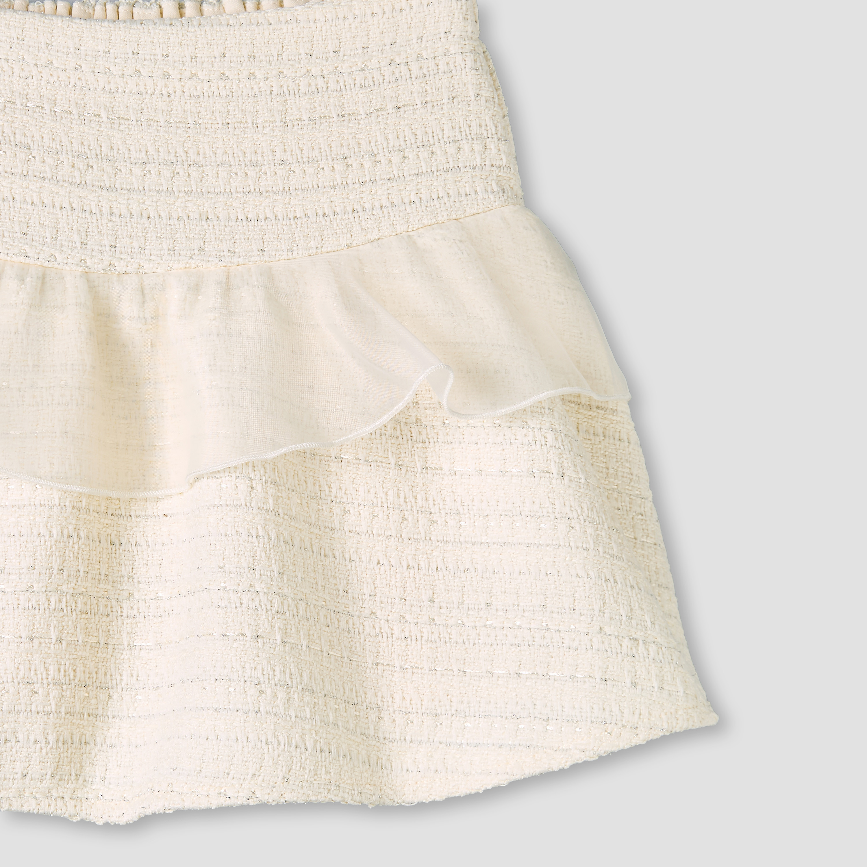 Giggles Crew Neck Short Sleeves Top and Skirt Set with Ruffle Detail-baby-girls-clothing-setsandcoords-image-6