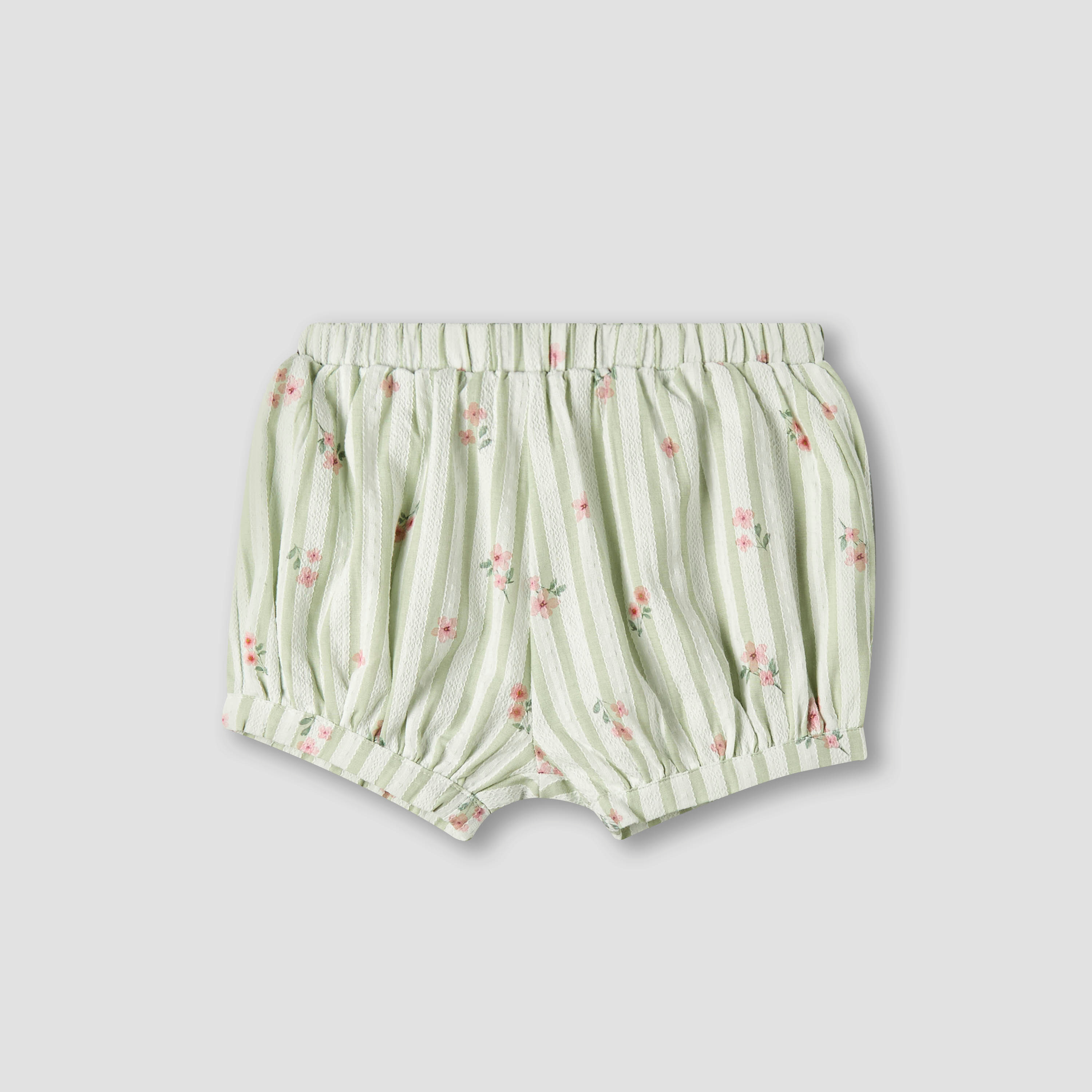 طقم بلوزة دون أكمام بياقة مستديرة وشورت بطبعات زهرية من جيجلز-baby-girls-clothing-setsandcoords-image-5