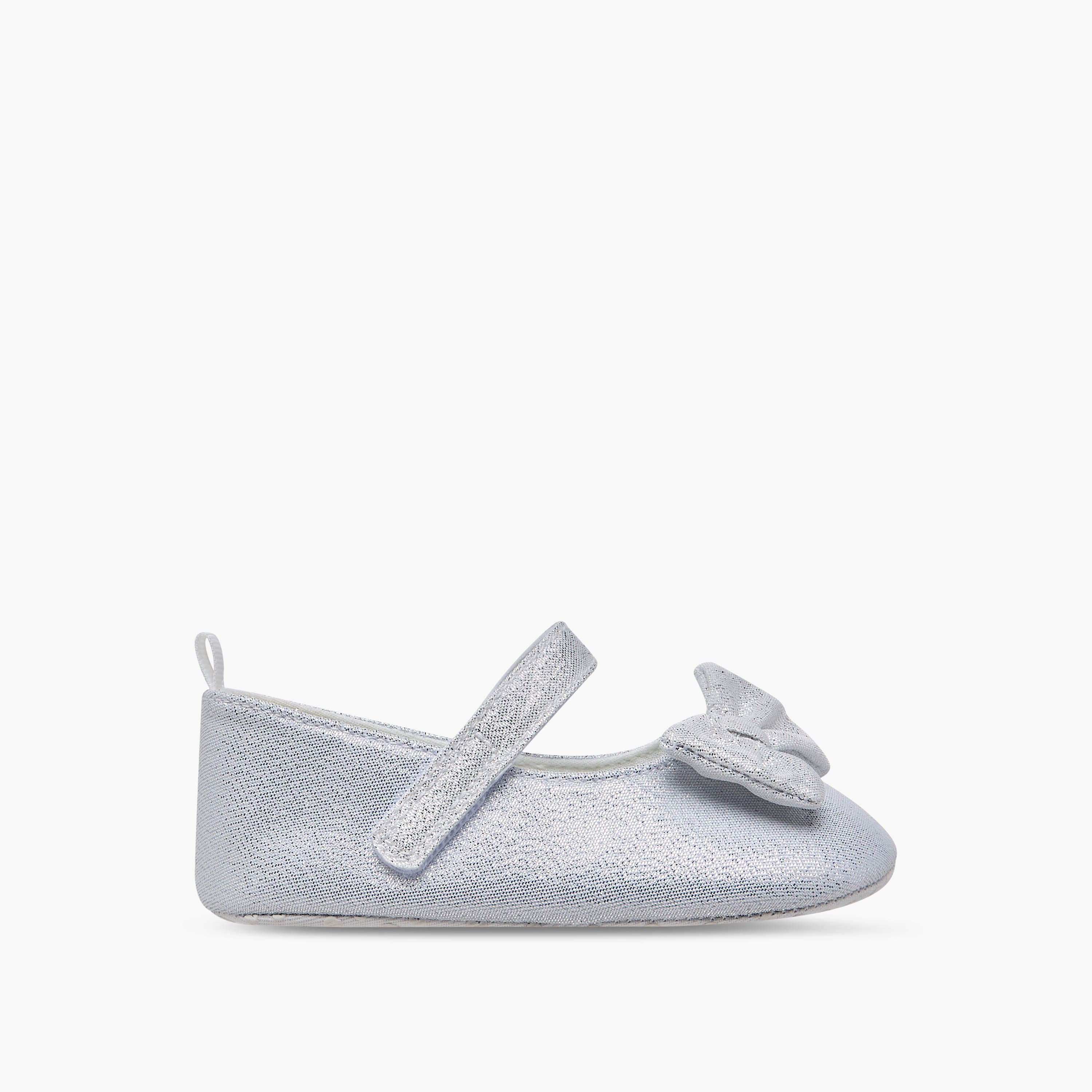 Giggles Booties with Bow Accent-baby-girls-shoes-booties-image-3