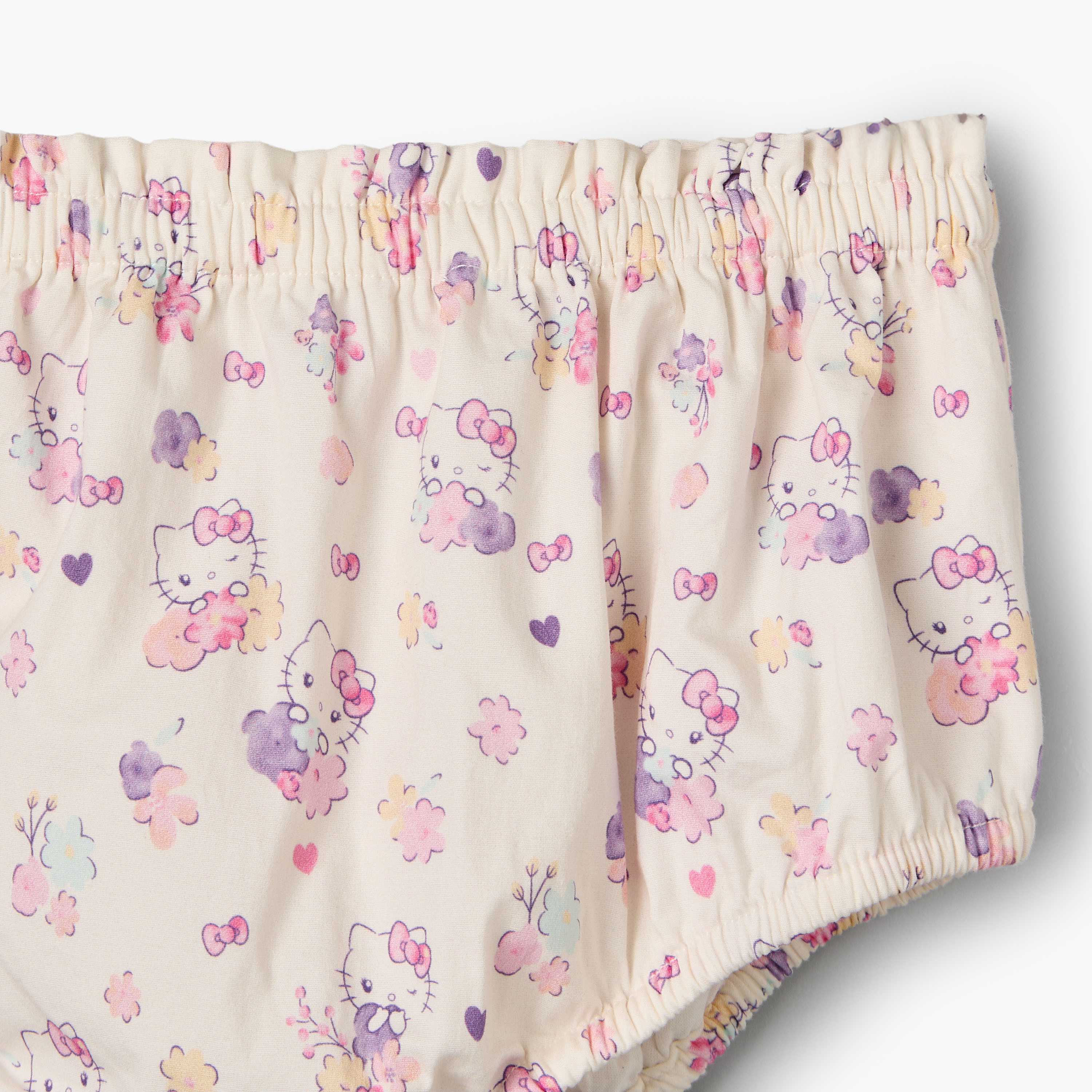 Sanrio Round Neck Short Sleeve Dress with Bloomers-baby-girls-clothing-dressesandjumpsuits-image-7