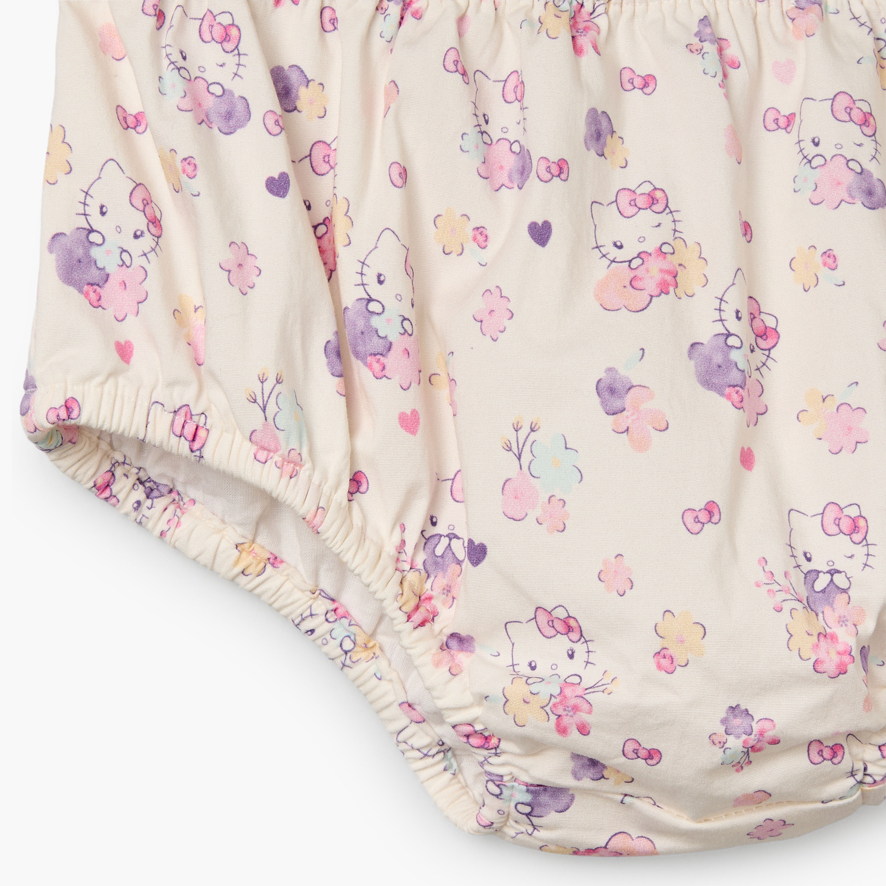 Sanrio Round Neck Short Sleeve Dress with Bloomers-baby-girls-clothing-dressesandjumpsuits-image-8