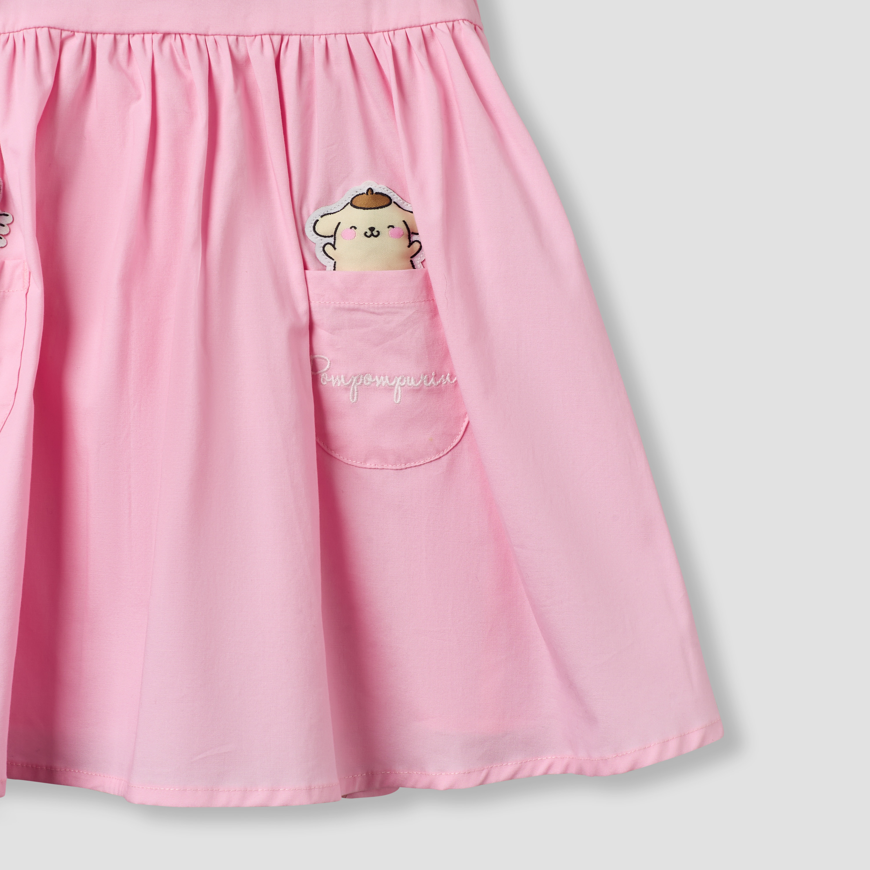 Sanrio Round Neck Sleeveless Dress with Hello Kitty Applique-baby-girls-clothing-dressesandjumpsuits-image-5