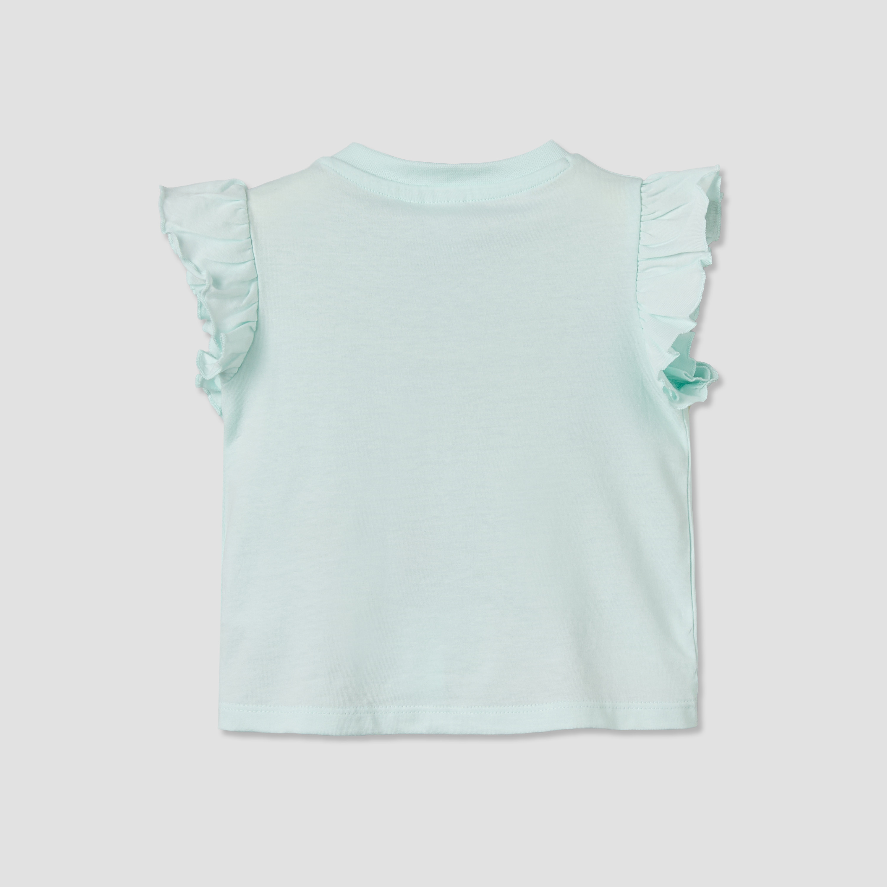 Pack of 2 Disney Round Neck Short Sleeves T-shirt with Marie Print-baby-girls-clothing-tshirts-image-5
