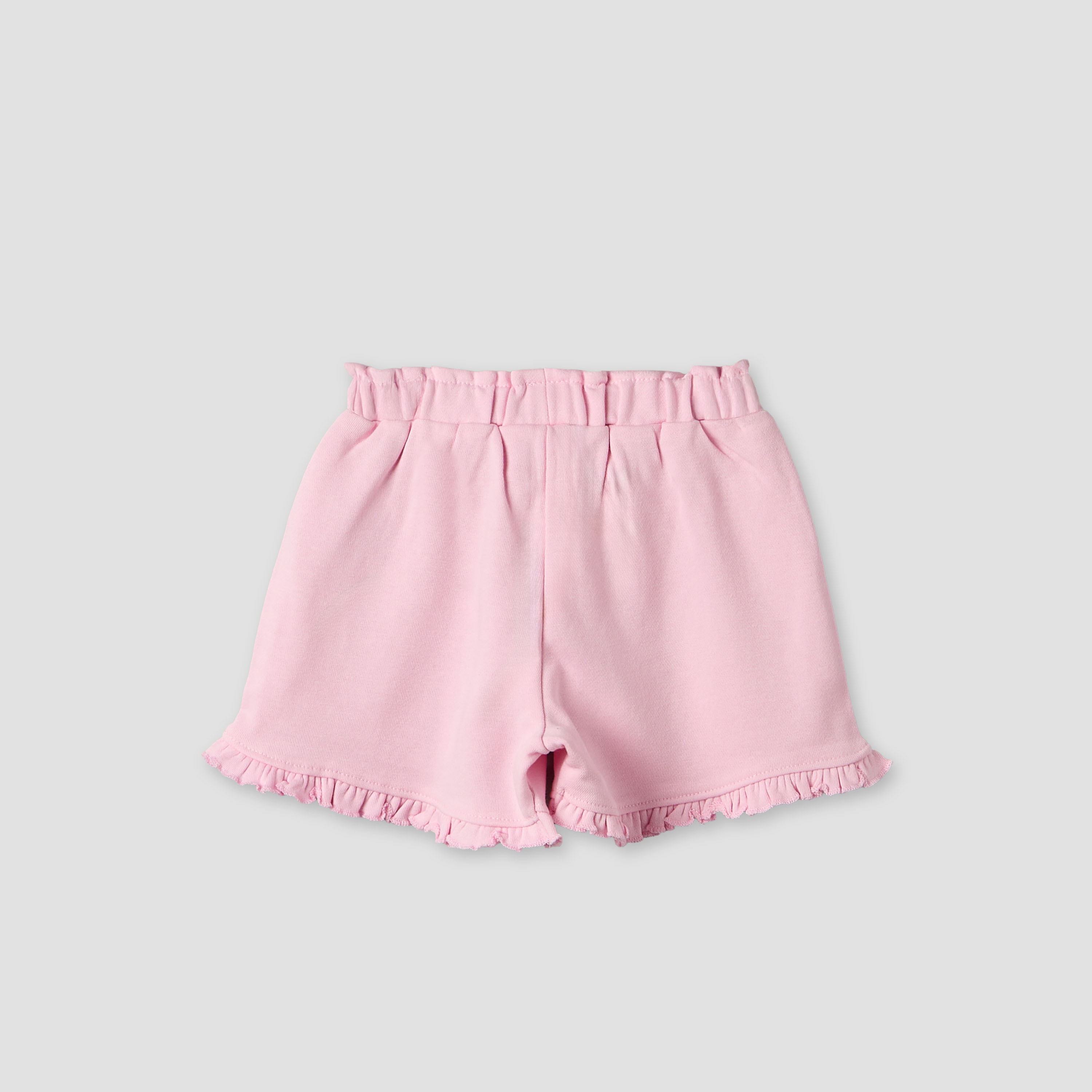 Pack of 2 Disney Elastic Waist Shorts with Angel and Stitch Print-baby-girls-clothing-bottoms-shorts-image-5